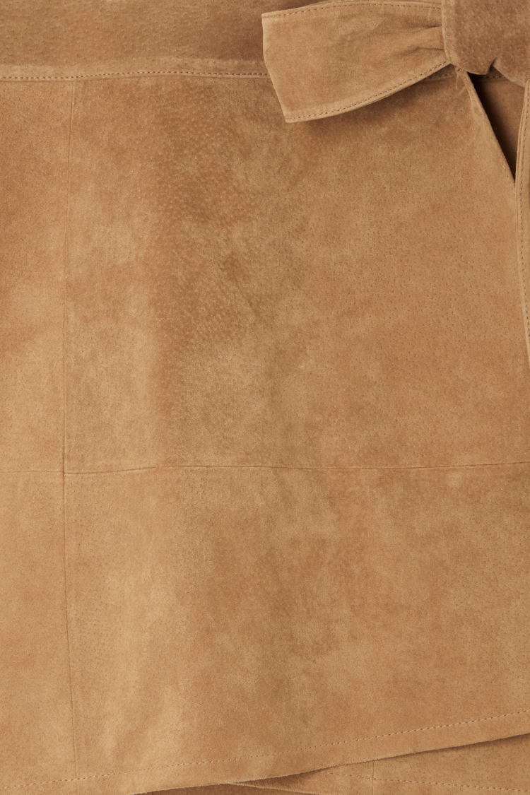 Suede Mini Jaspre Skirt、mySite、solidvoid