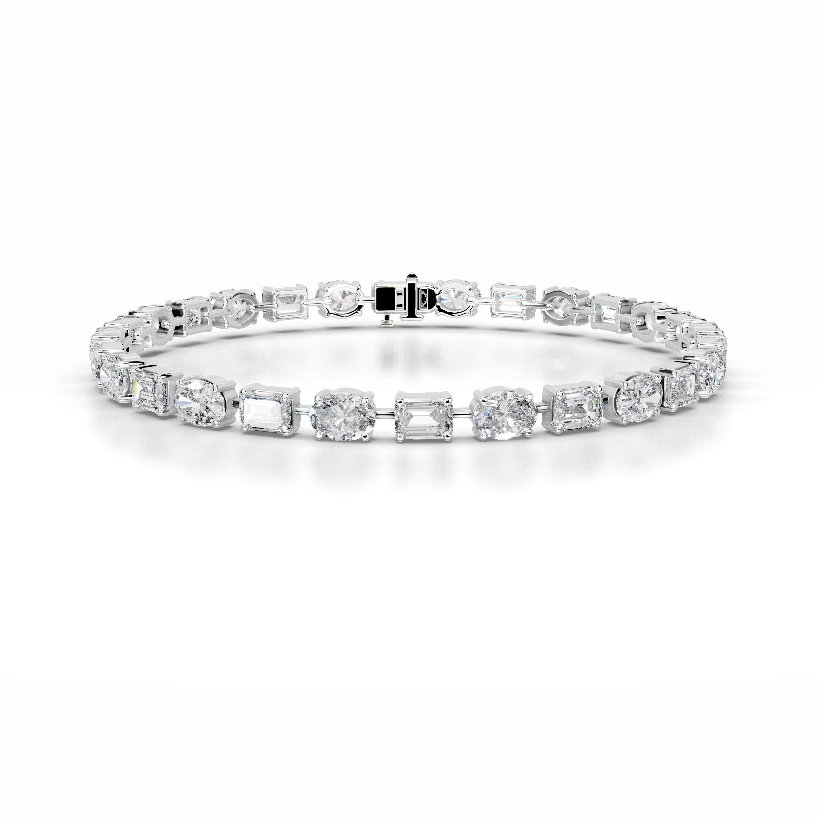 Sharon Diamond Tennis Bracelet - 14K White Gold、mySite、hinf8tx79