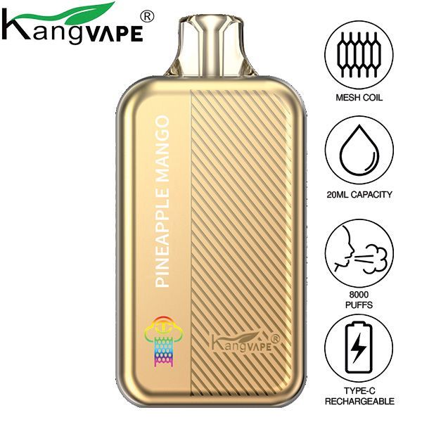 Kangvape TC8000 Disposable Vape 20mL 5 Pack、mySite、zt4zffjzw