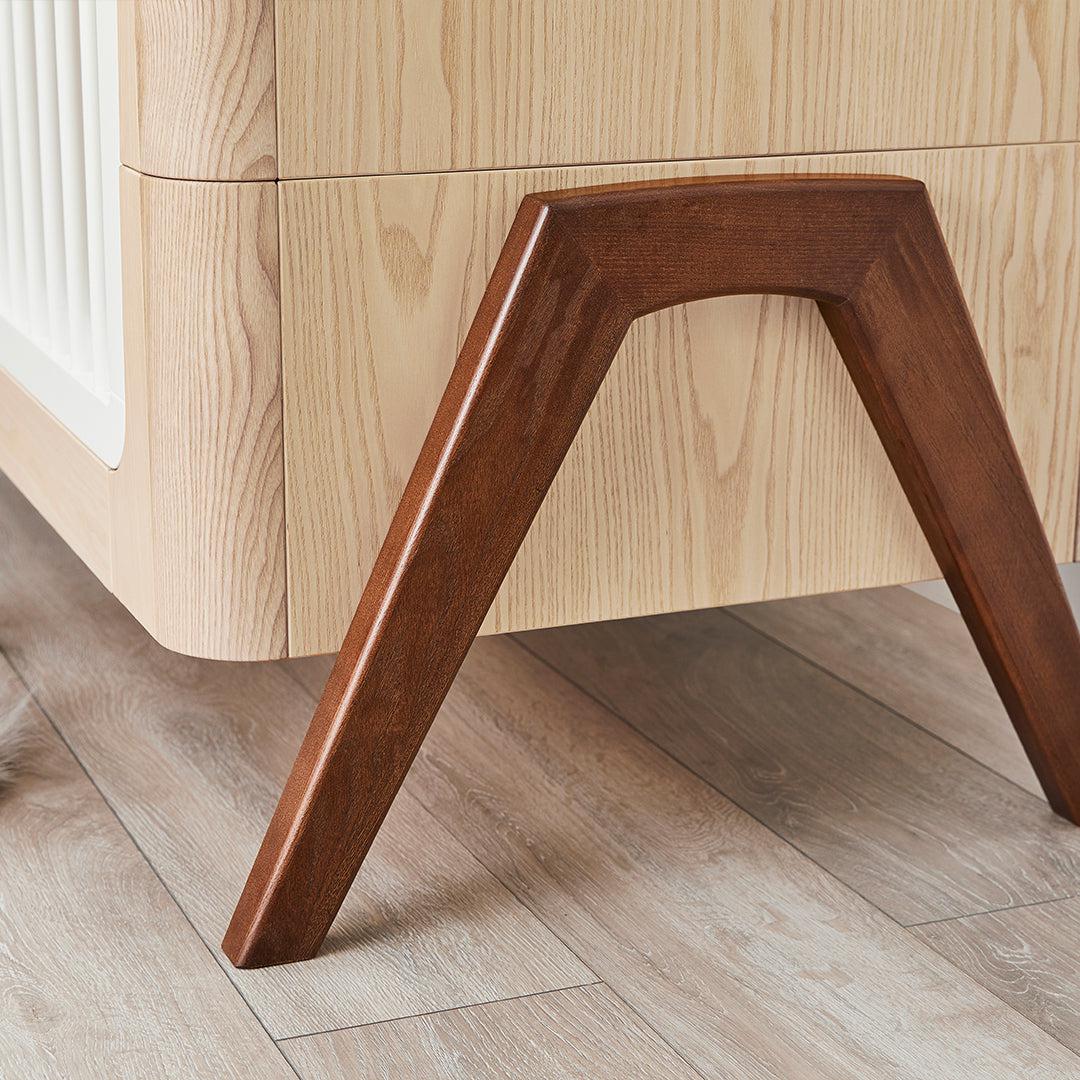  Gaia Hera Complete Sleep Cot Bed - Natural + Walnut、mySite、merchandisen
