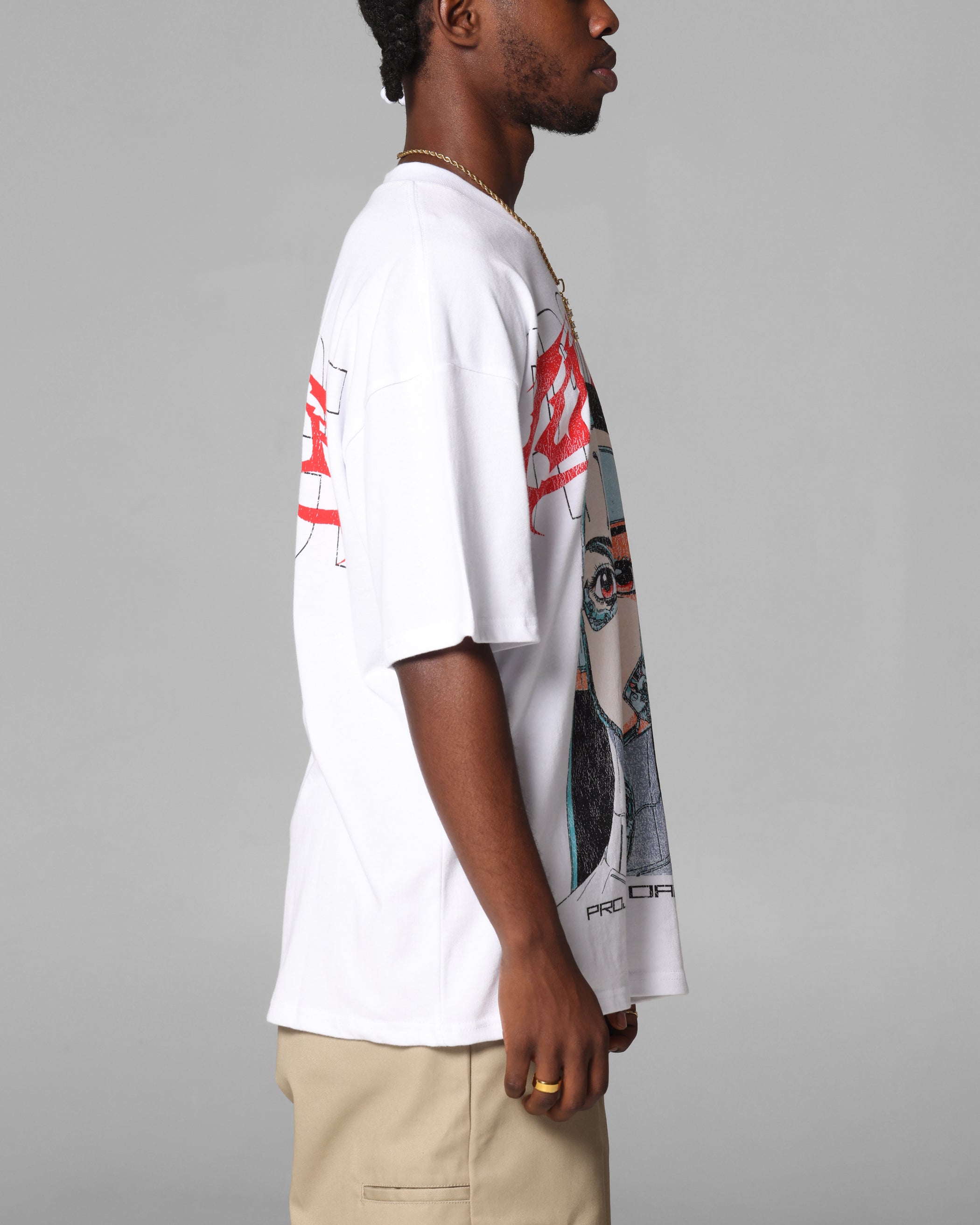 Loiter Cyber Geisha Vintage T-Shirt White、mySite、zt4zffjzw