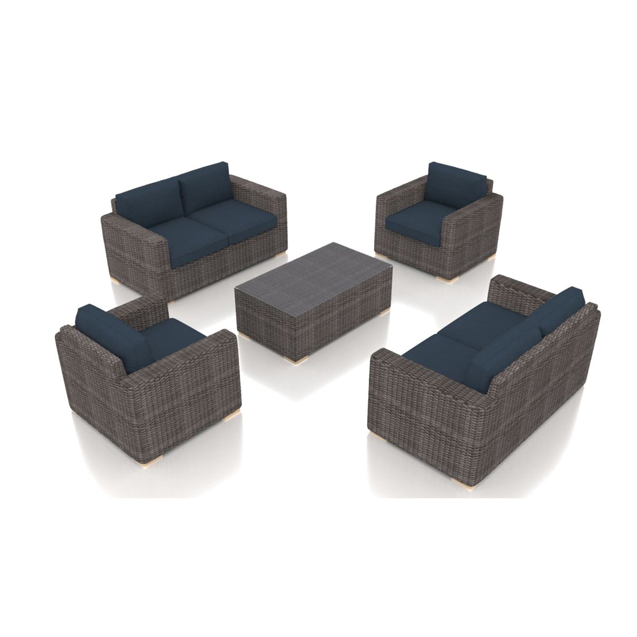 Dune 5 Piece Double Loveseat Set、mySite、neckold