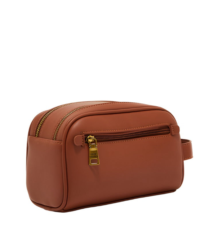 P03 TRAVEL POUCH DARK BROWN、mySite、dreamappss