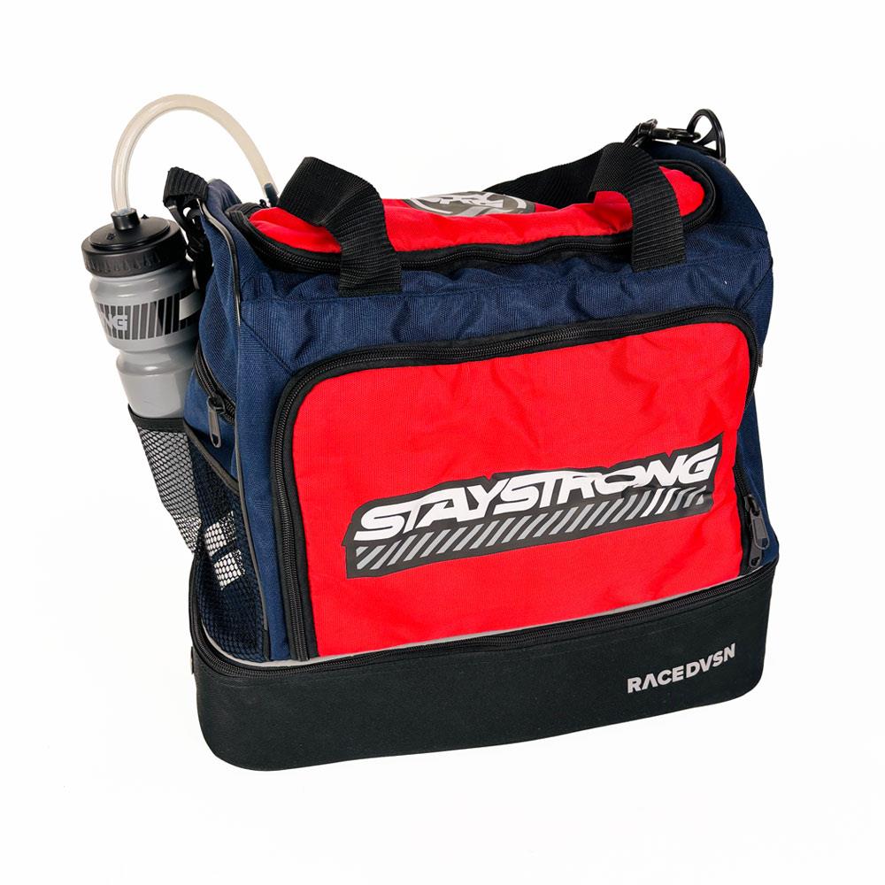  Stay Strong Chevron Kit/Helmet Bag - Navy and Red、mySite、merchandisen