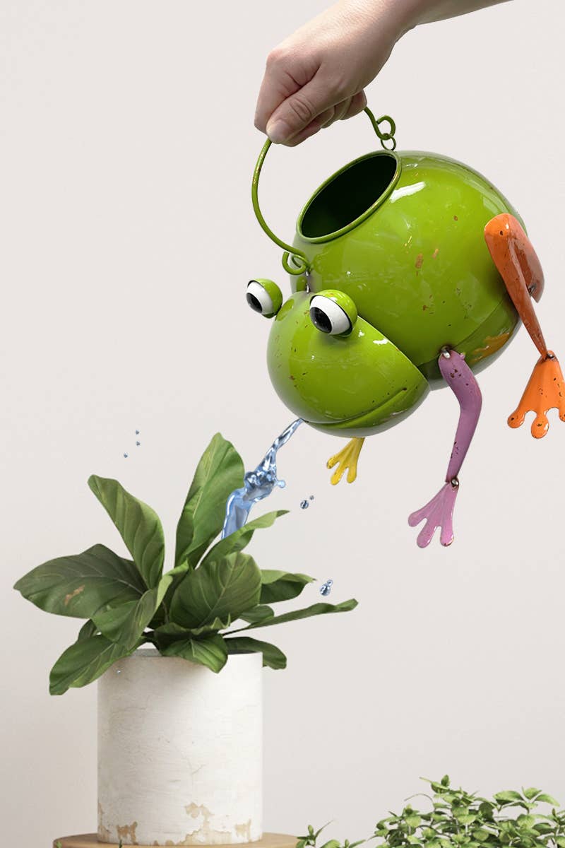 Cat Watering Can-Colorful Enameled Metal、mySite、g9winljtr