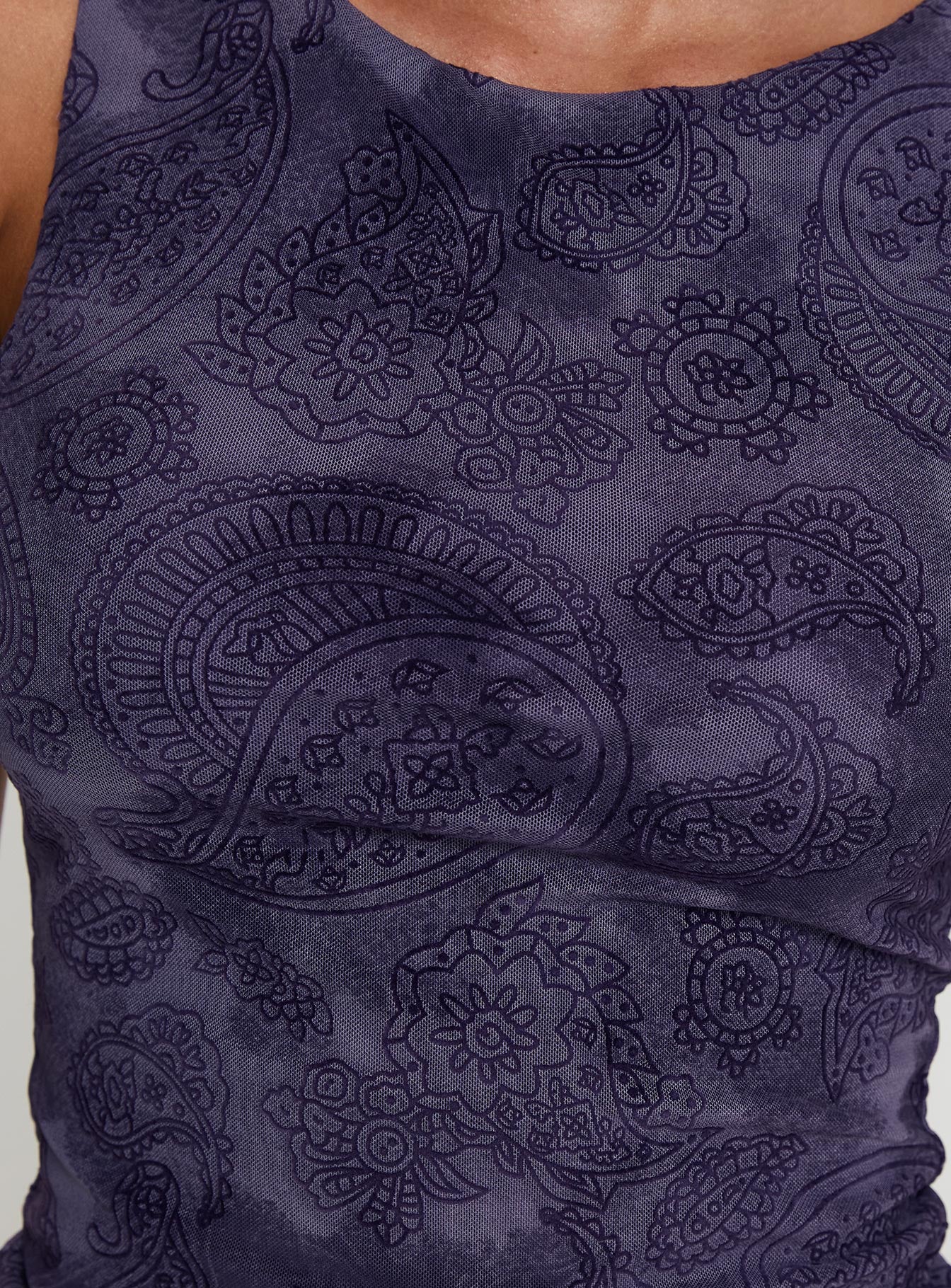 Go Dancing Top Purple Paisley、mySite、solidvoid