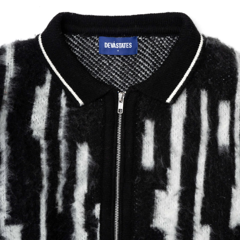 STAX L/S BRUSHED KNITTED ZIP UP POLO、mySite、zt4zffjzw