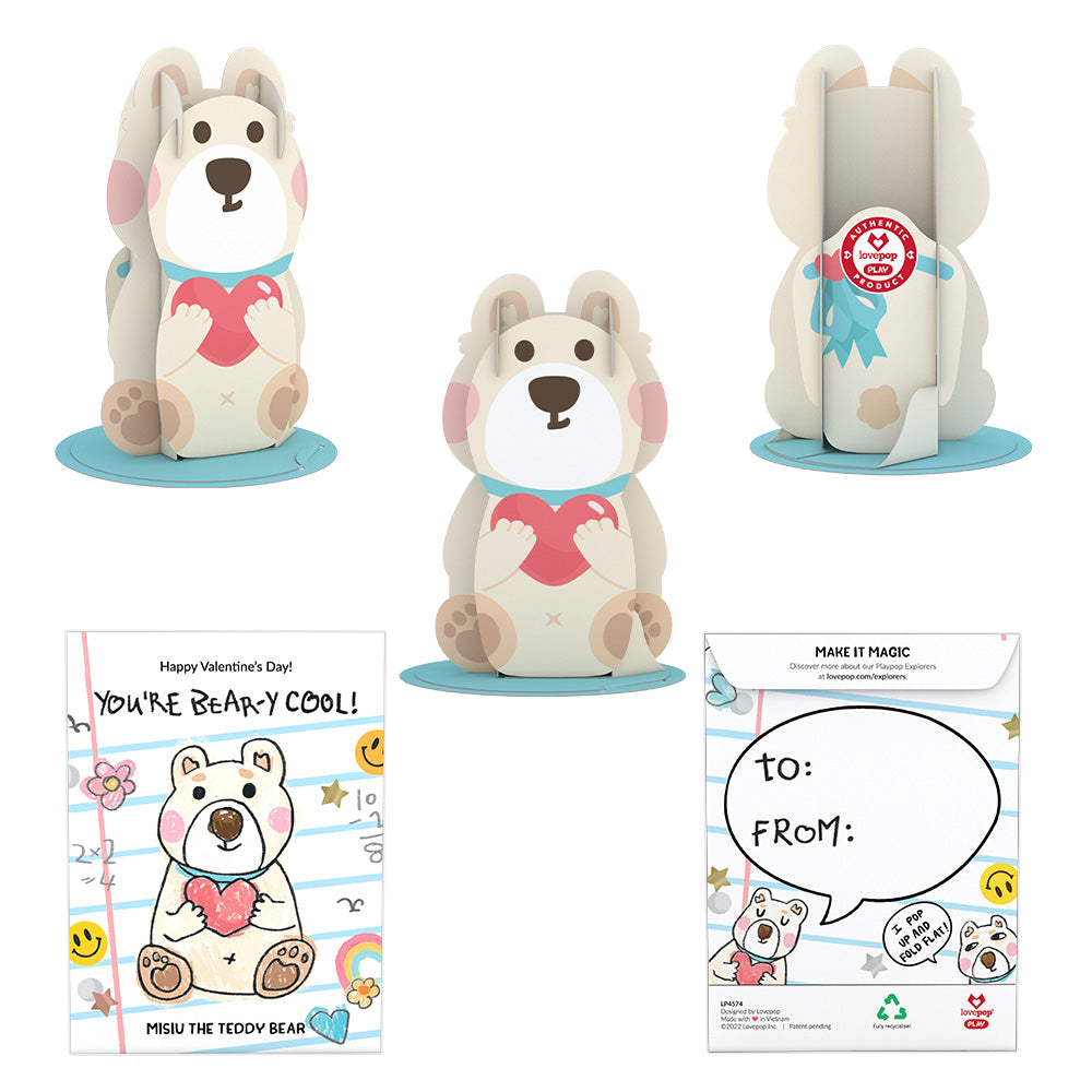 Playpop Explorers™: Assorted Valentine's for Kids 8-Pack、mySite、solidvoid