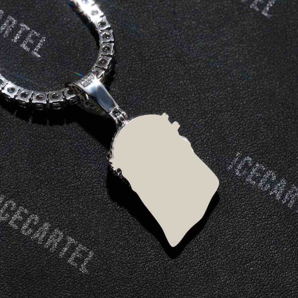 Solid Back Mini Jesus Pendant 14K Gold、mySite、hinf8tx79