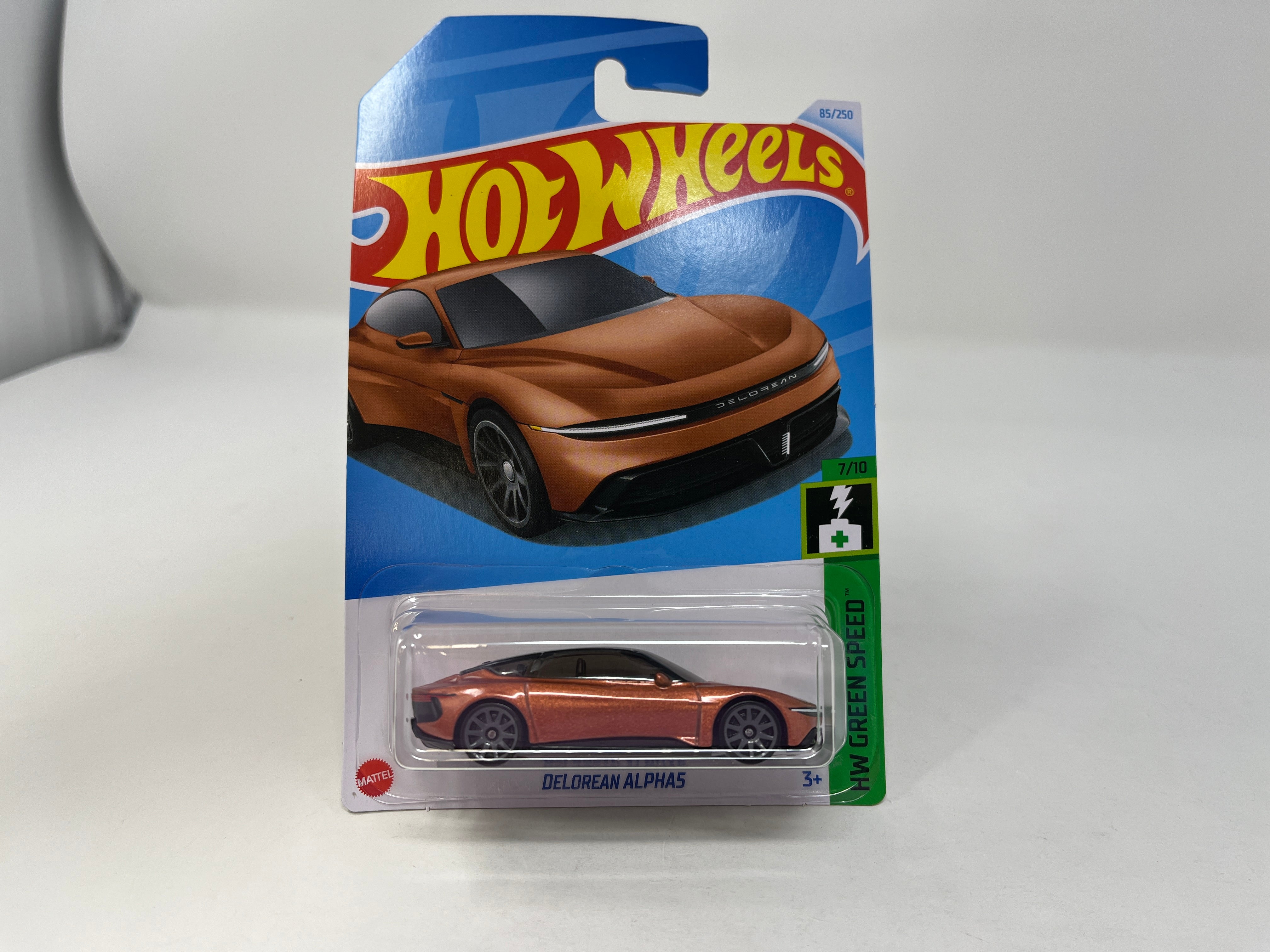 Delorean Alpha5 #85 * Orange * 2024 Hot Wheels Case K、mySite、hgirdovlk