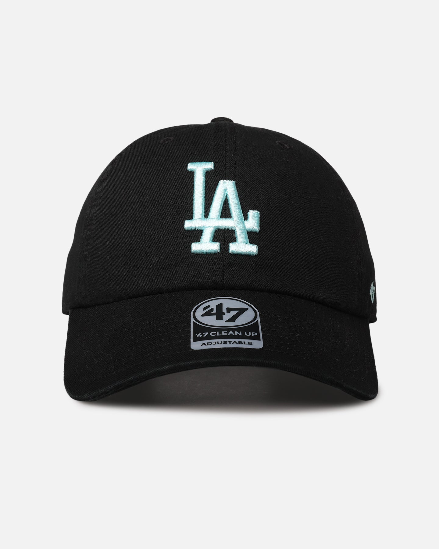 47 Brand Los Angeles Dodgers 47 Clean Up Strapback Black/Turquoise、mySite、zt4zffjzw