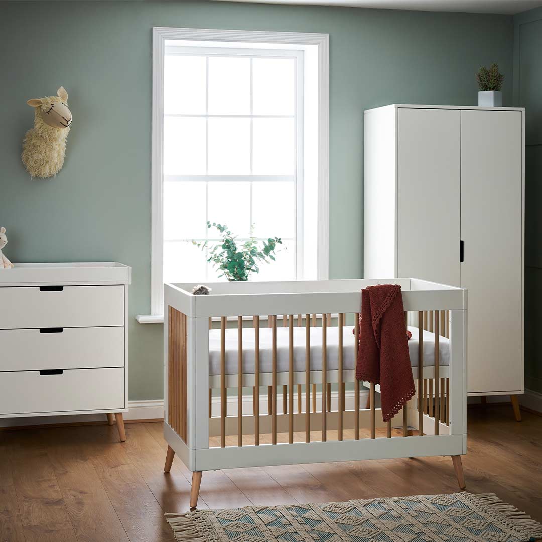  Obaby Maya Mini 3 Piece Room Set - White + Natural、mySite、merchandisen