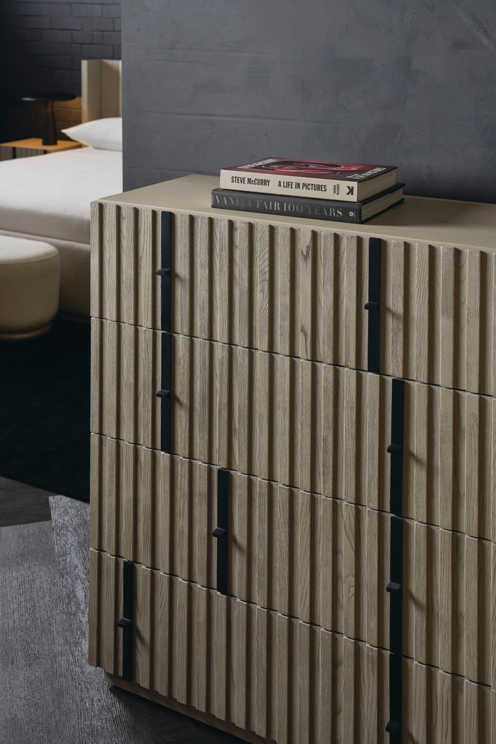 Taupe Linen Bed | Caracole Azure、mySite、neckold