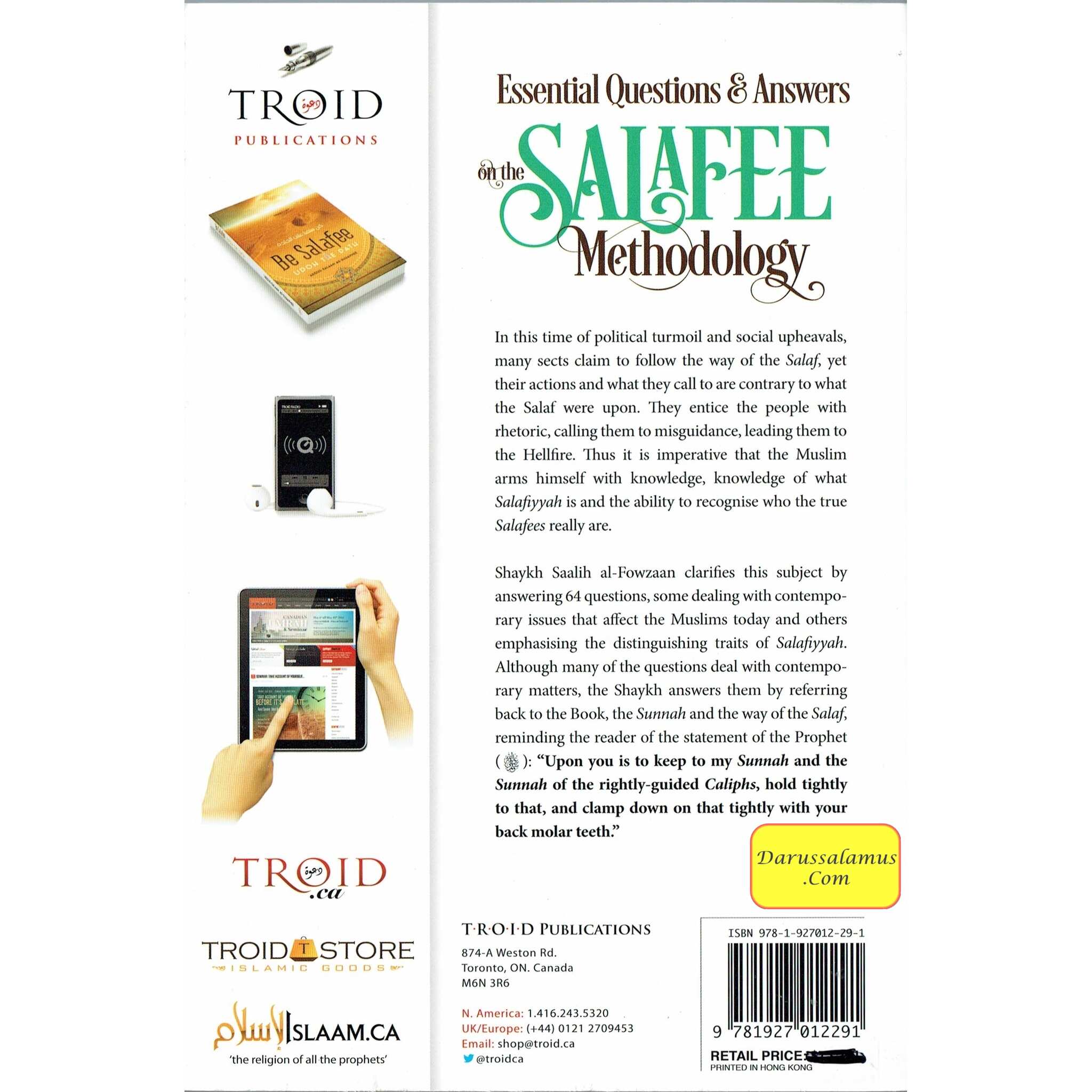 Essential Questions and Answers on the Salafee Methodology By Shaykh Saalih ibn Fawzaan al-Fawzaan、mySite、topwebapps
