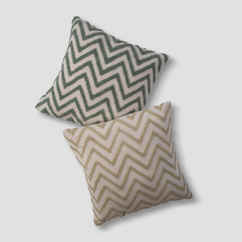 Cotton Cushion Cover | Sage Green | 45 x 45 cm、mySite、camillekostekn