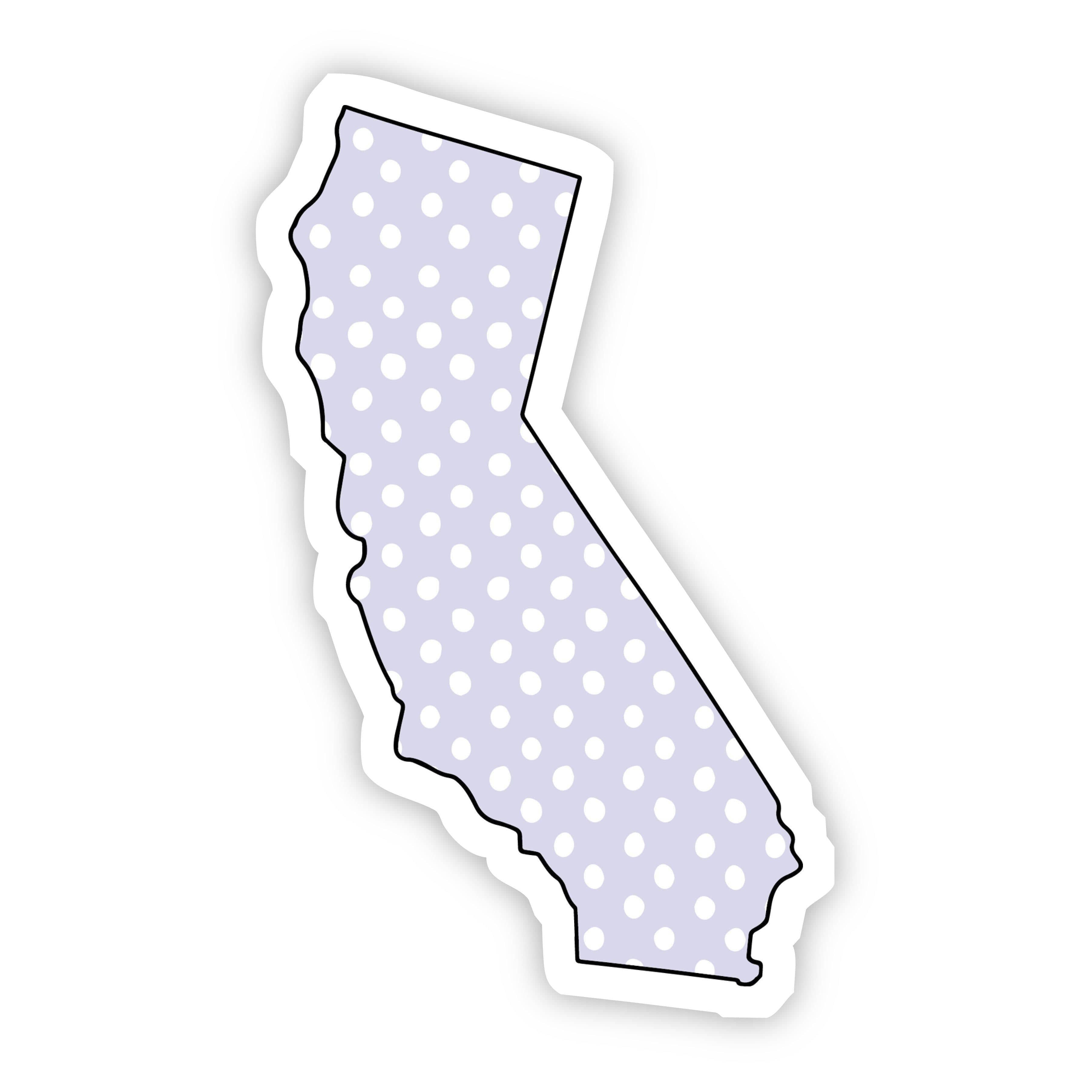  California Polka Dot Sticker、mySite、elrpsem3k