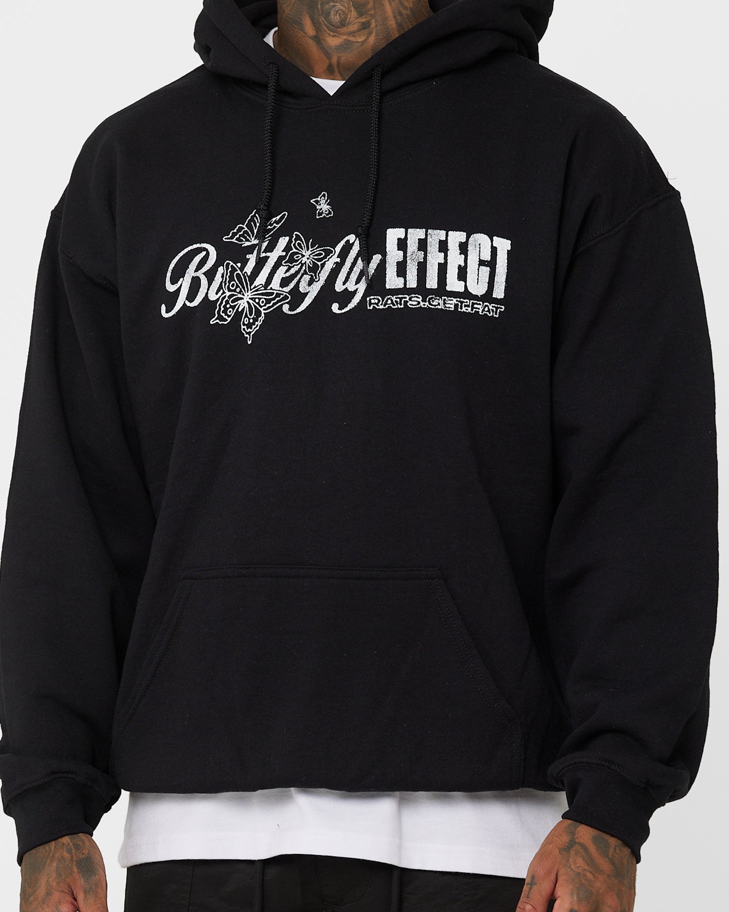 Rats Get Fat Butterfly Effect Hoodie Black、mySite、zt4zffjzw
