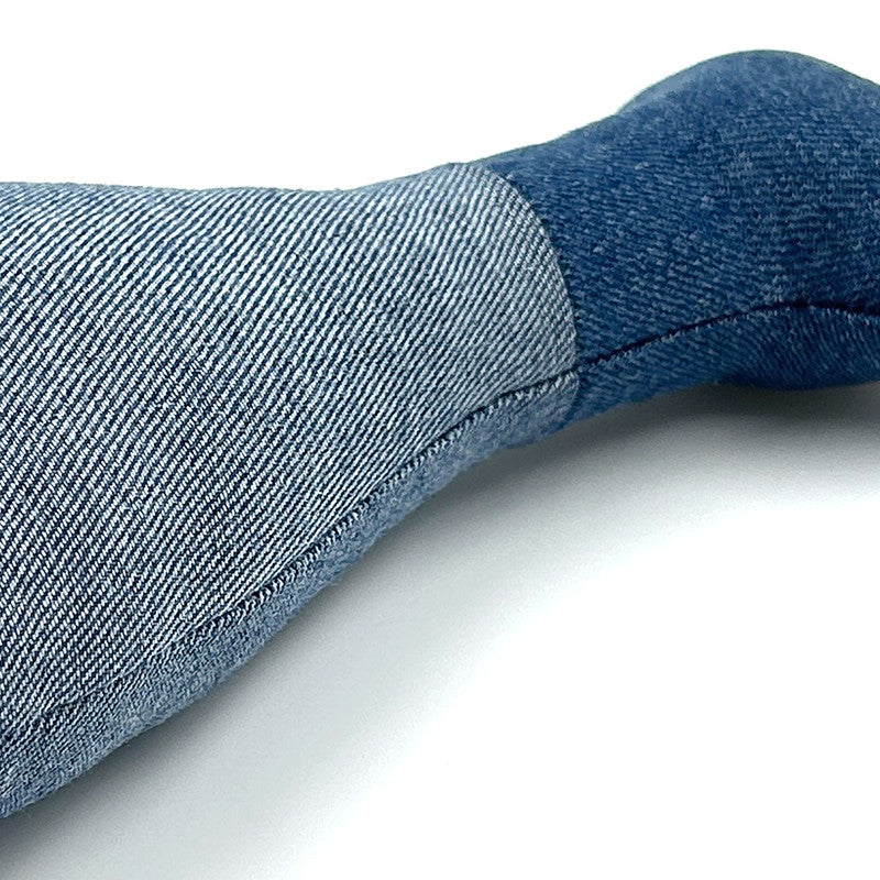 Denim Drumstick Dynamo Toy For Dogs | Blue、mySite、camillekostekn