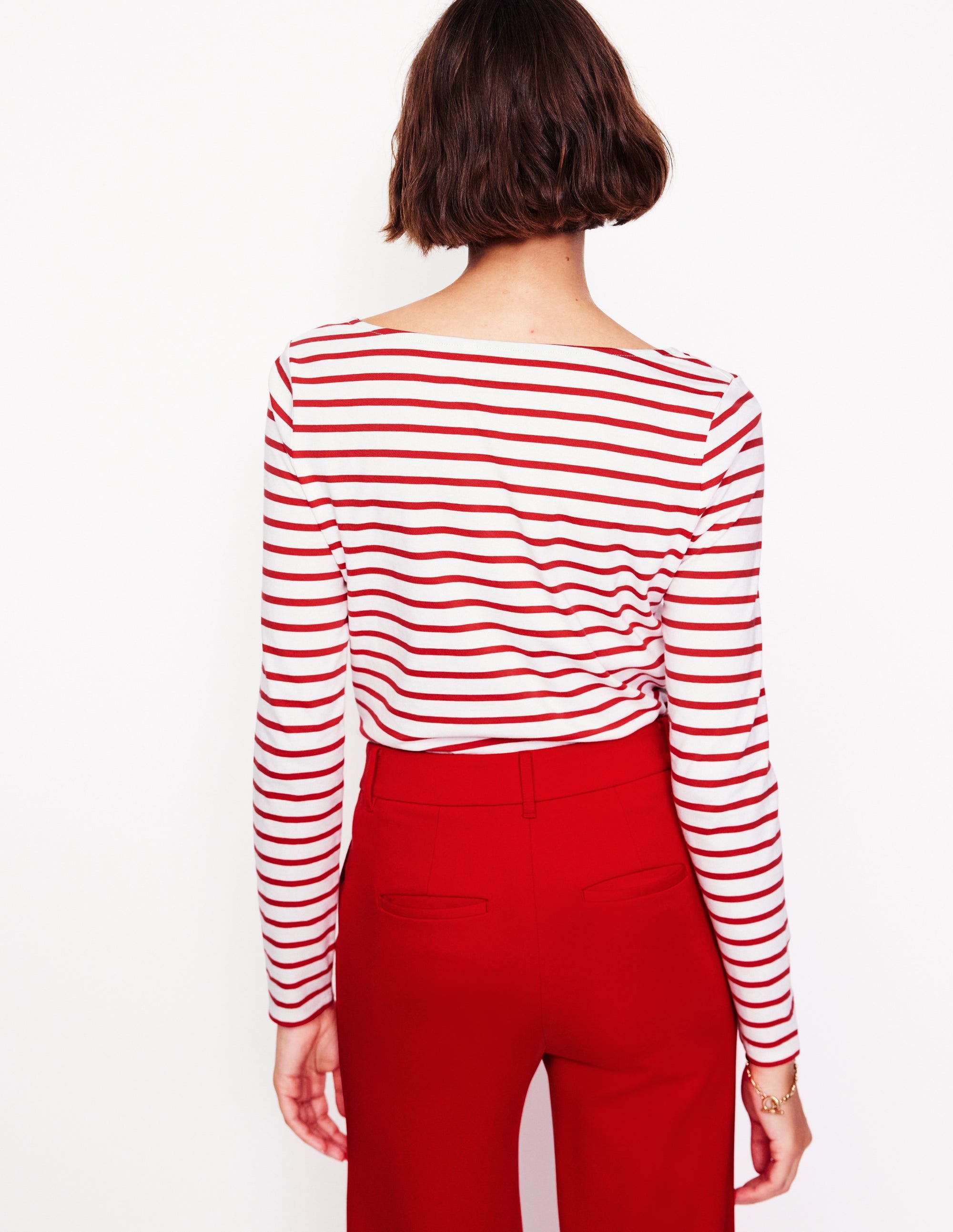  Ella Long Sleeve Breton-Red, Reindeer Stripe、mySite、ashleygrahame