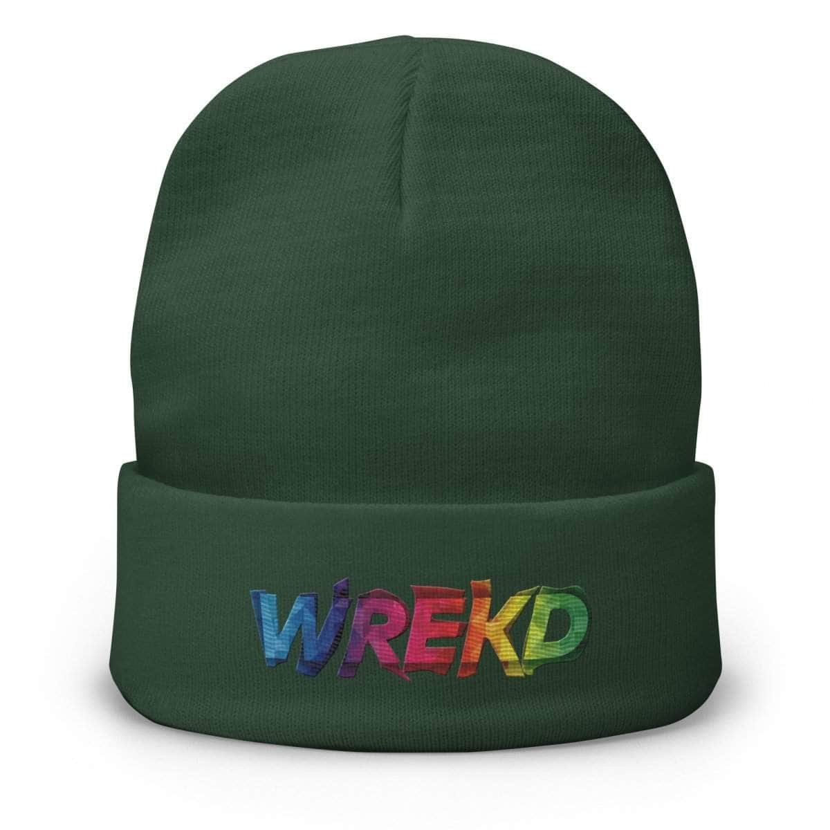 WREKD Colorful Embroidered Beanie、mySite、merchandisen