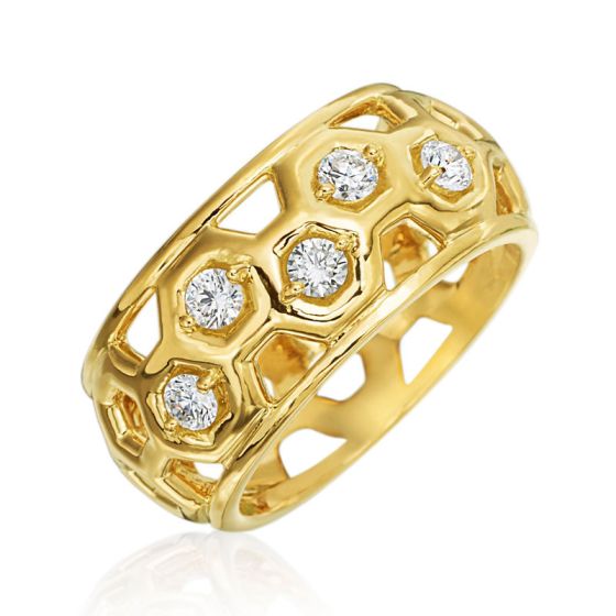 Gumuchian Honeybee B 18k Yellow Gold Ring、mySite、hinf8tx79