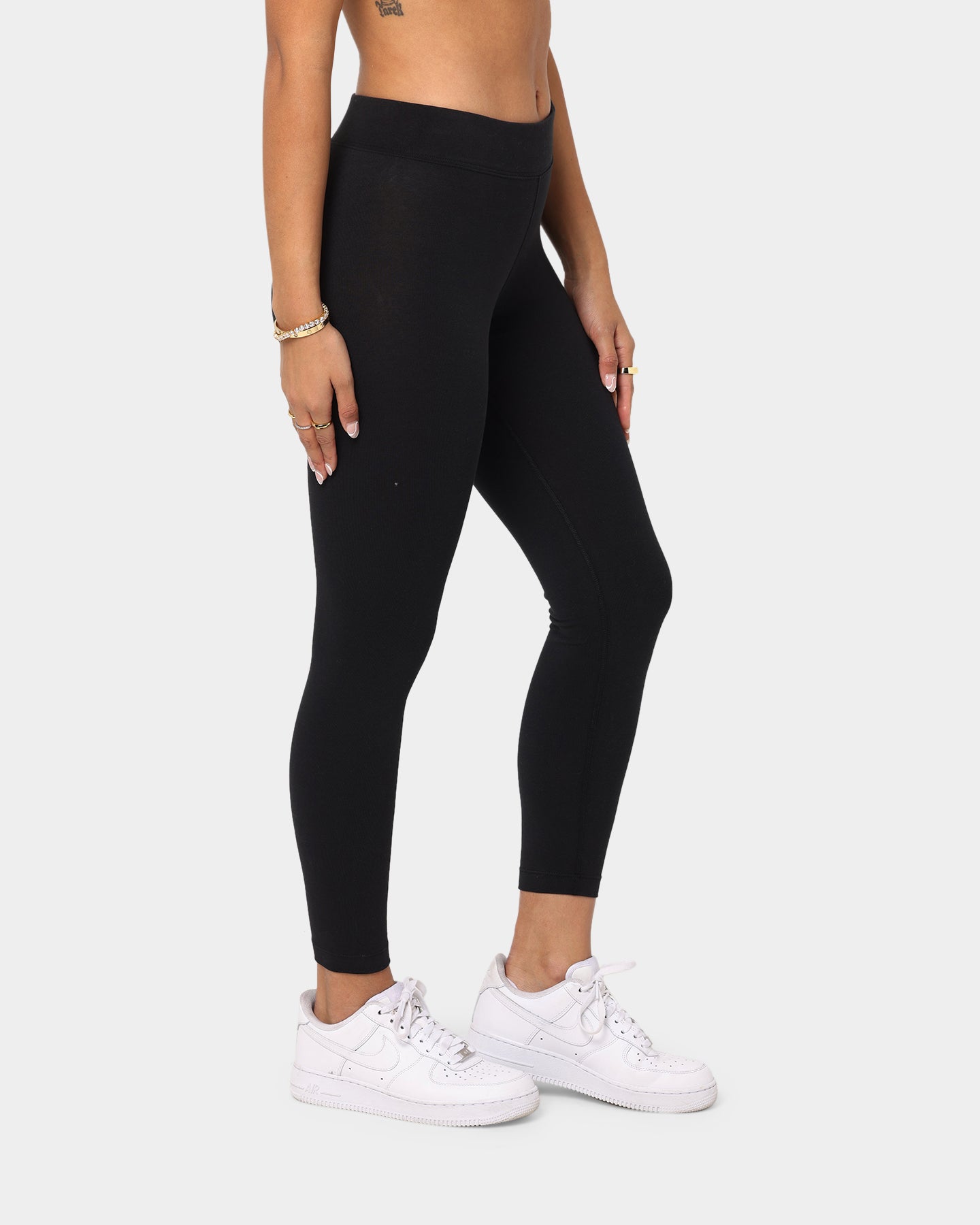 Nike Women's Nike Sportswear Essential 7/8 Leggings Black/White、mySite、zt4zffjzw