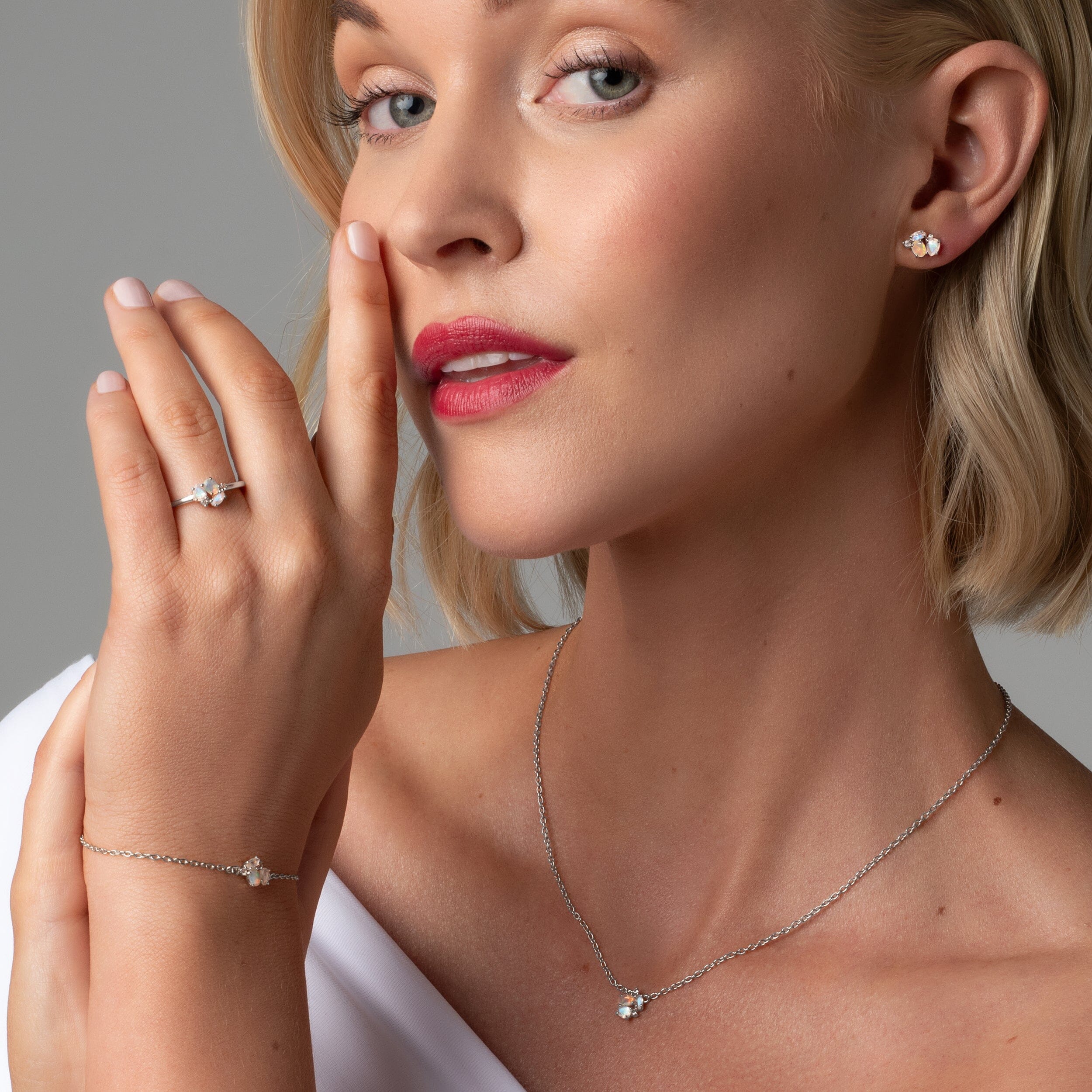 Opal Moonstone Earrings - Orion、mySite、hinf8tx79