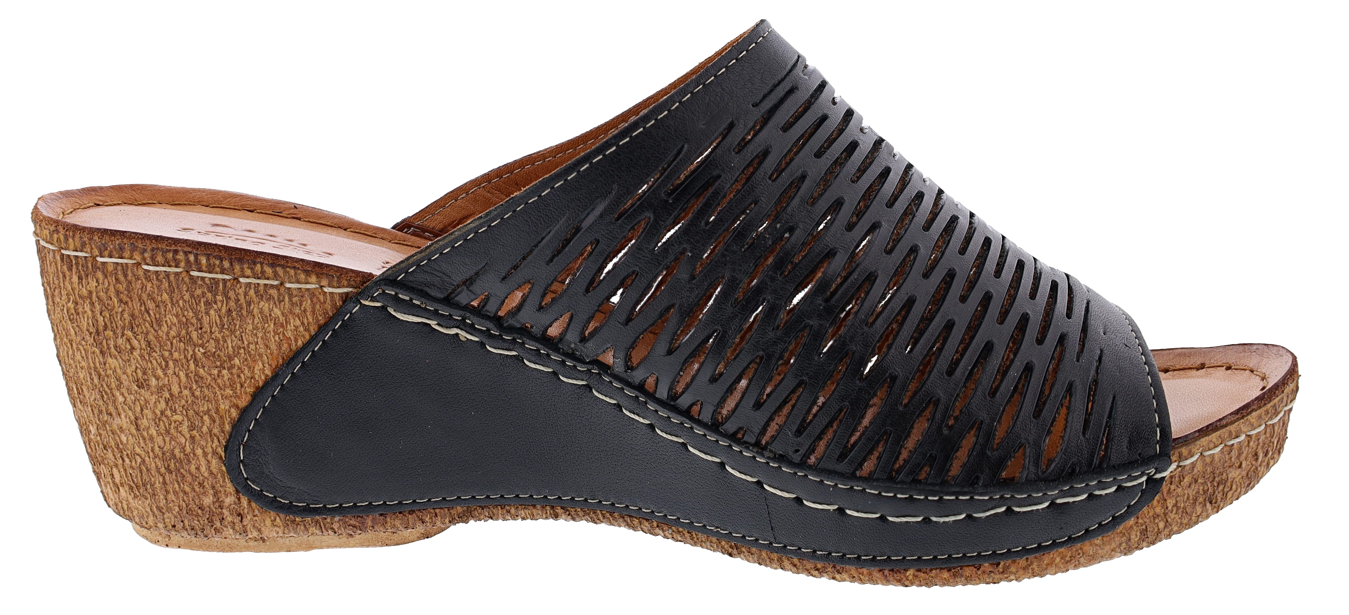 Spring Step Women's Cunacena Slide Wedge Sandal、mySite、dreamappss