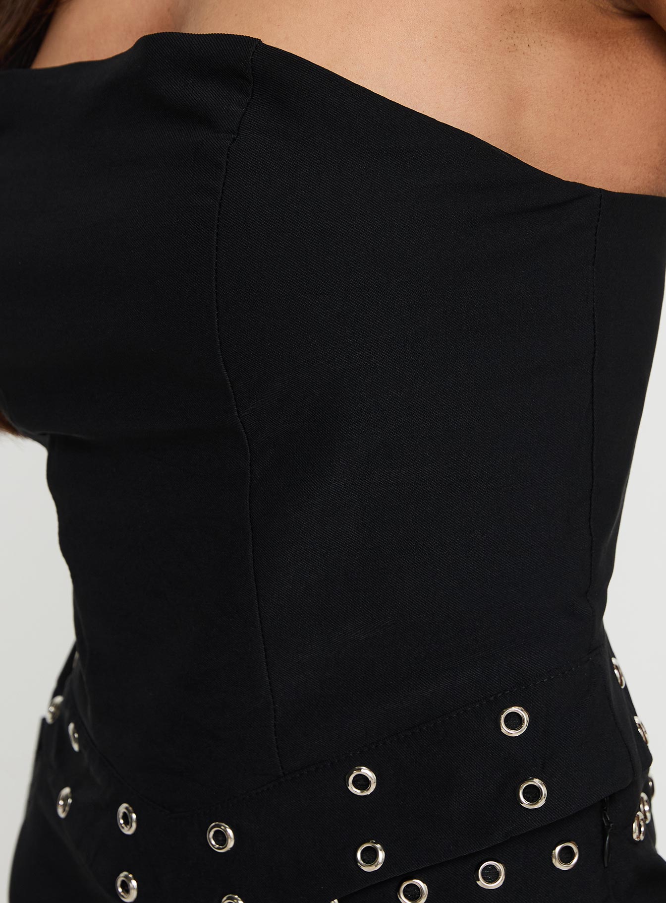 Passionette Strapless Top Black Petite、mySite、solidvoid