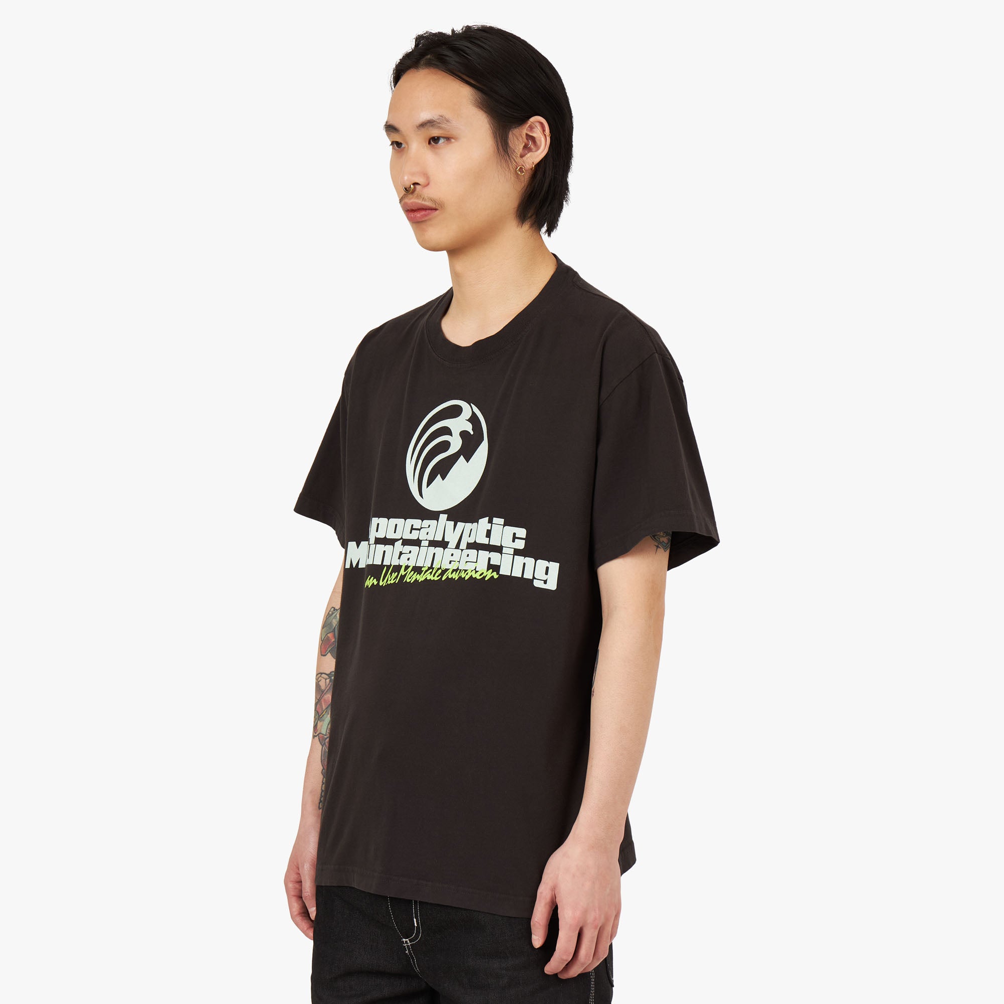  UXE Mentale Apocalyptic Mountaineering T-shirt / Black、mySite、merchandisen