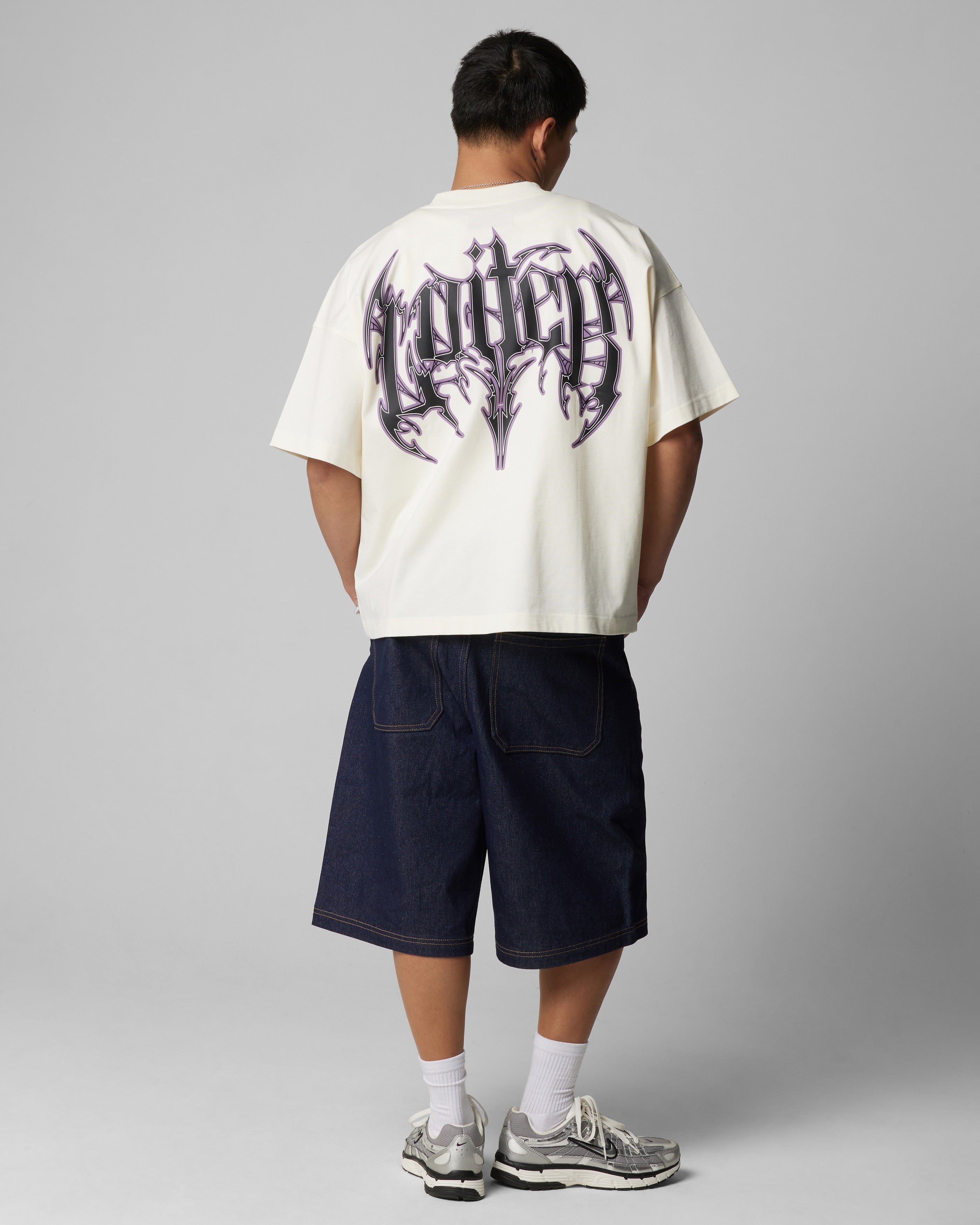 Loiter Metal Boxy T-Shirt Off White、mySite、zt4zffjzw
