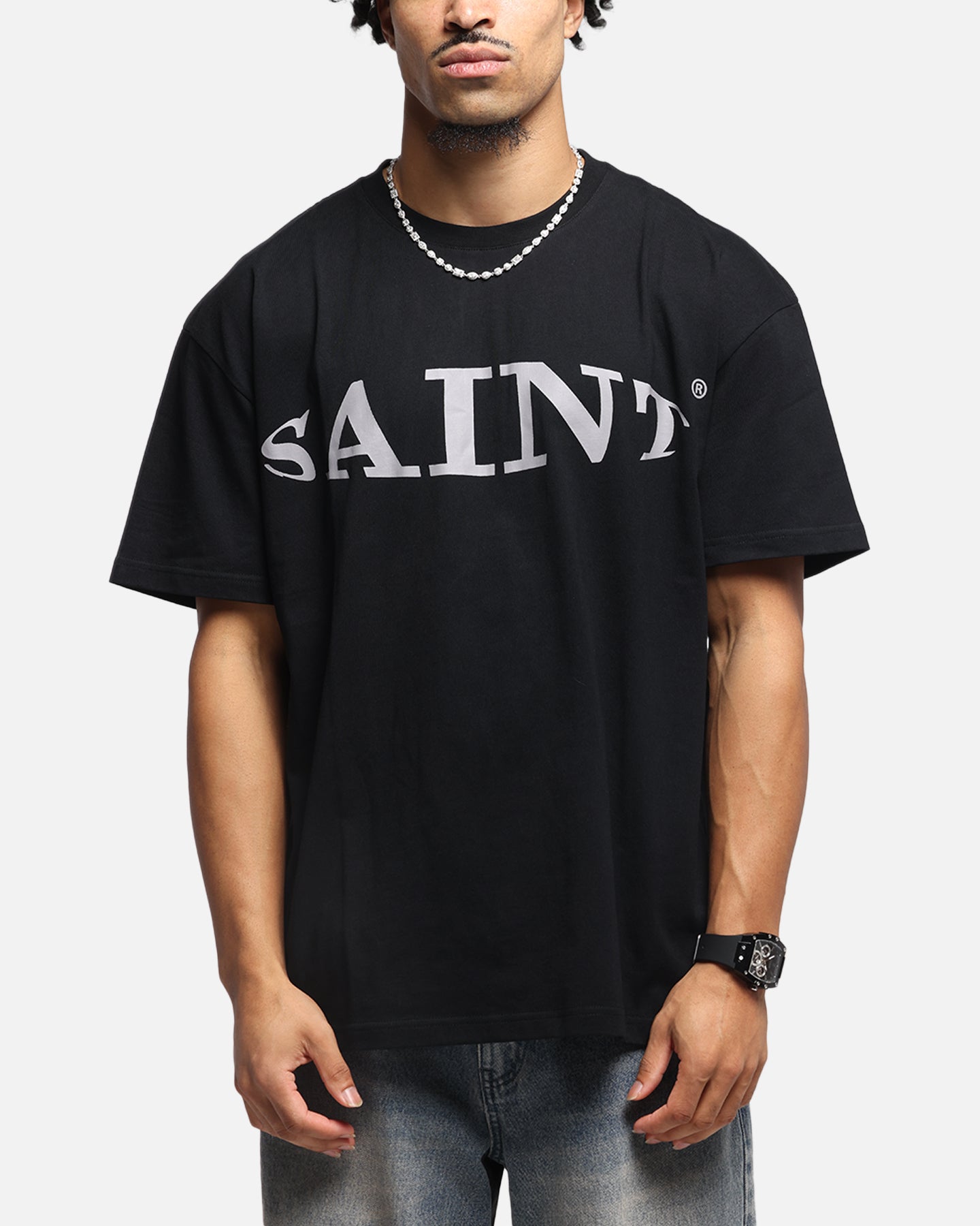Saint Morta Vision Boxy T-Shirt Black、mySite、zt4zffjzw