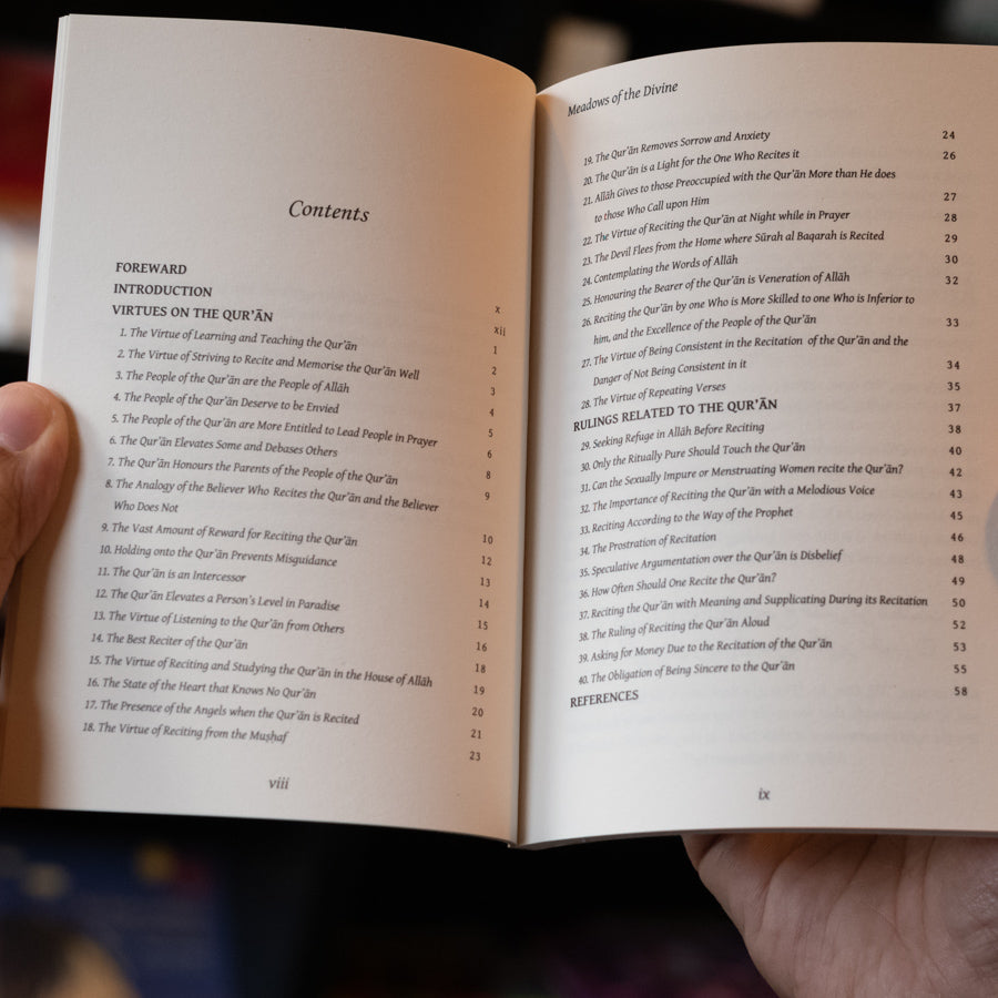 Meadows of the Divine: 40 Prophetic Traditions on the Virtues & Rulings of the Quran、mySite、topwebapps