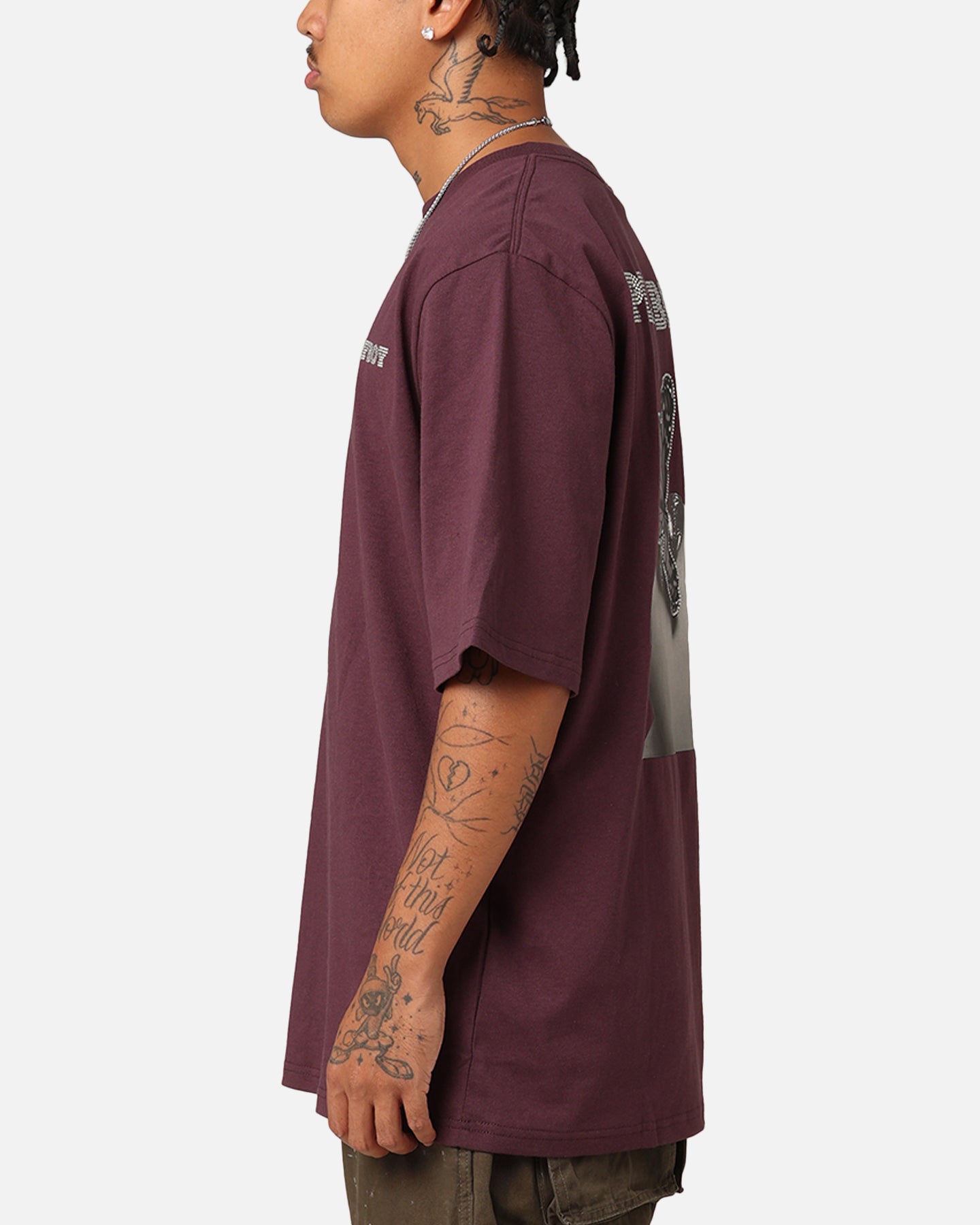 Playboy Diamanté T-Shirt Plum、mySite、zt4zffjzw