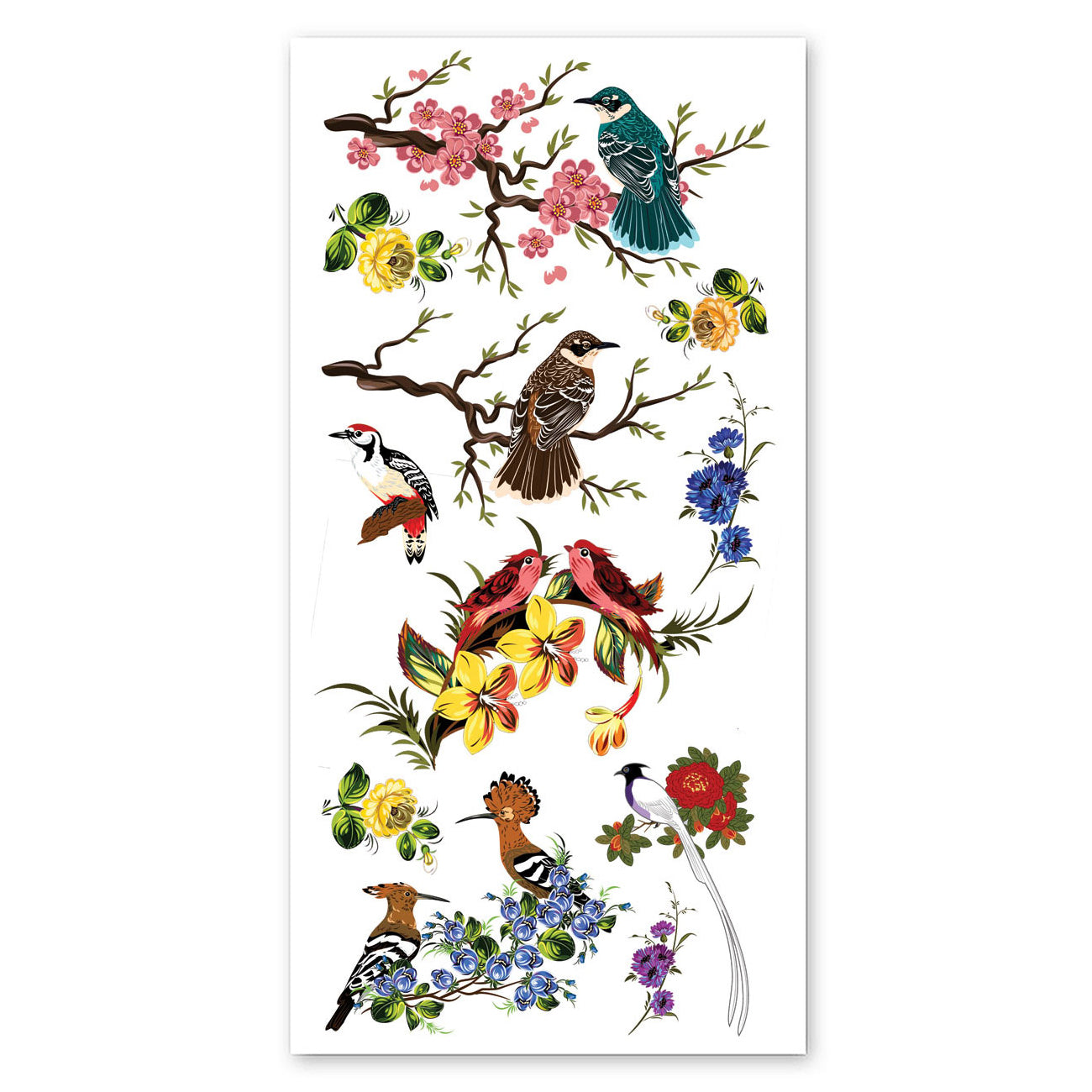  Oriental Birds Stickers、mySite、ghnorth