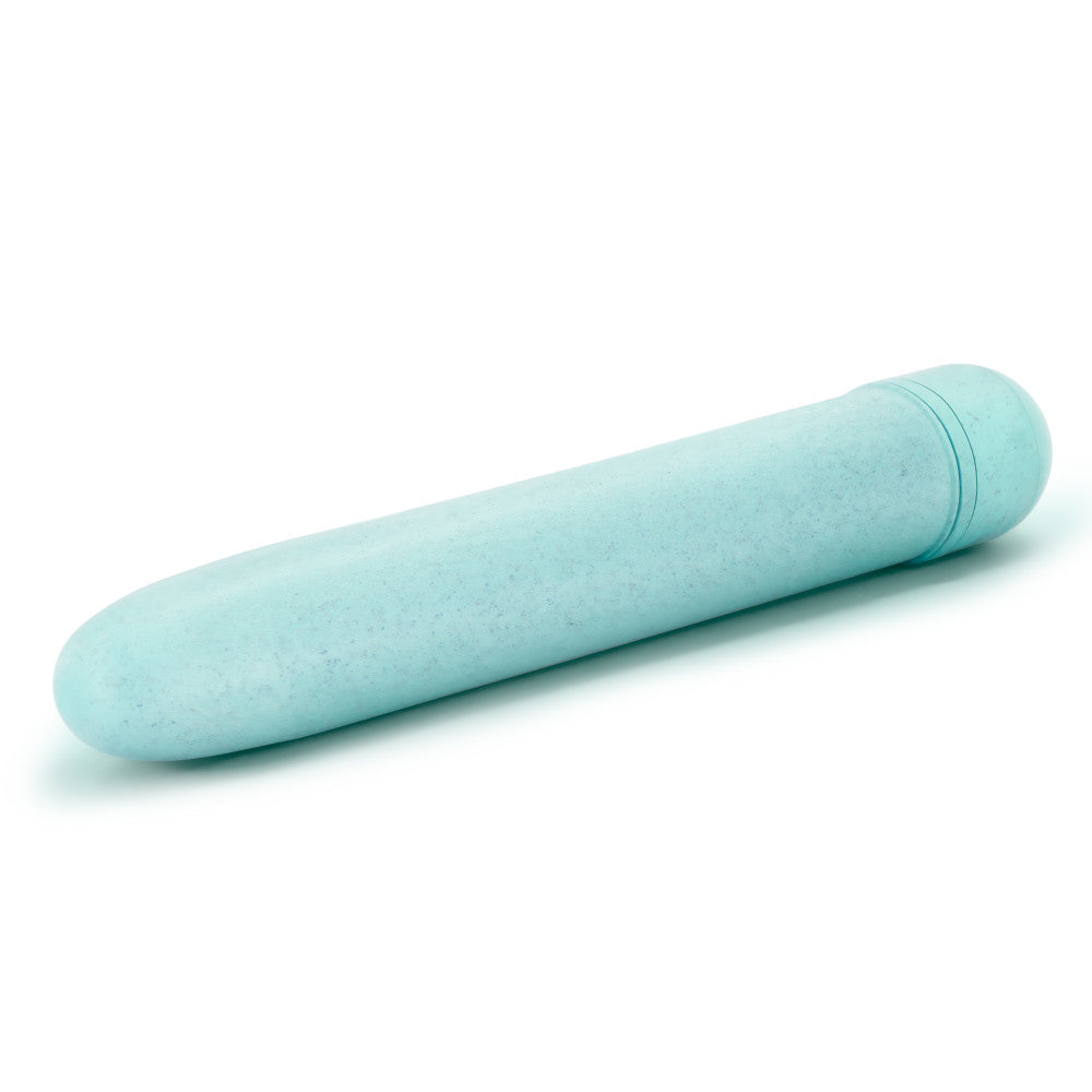 Gaia® By Blush | Eco: Plant-Based 7 Slim Multispeed Vibrator in Aqua - Made from Sustainable BioFeel™、mySite、bottomscart