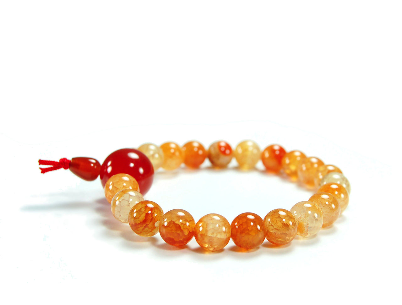 Fire Agate Wrist Mala、mySite、topwebapps