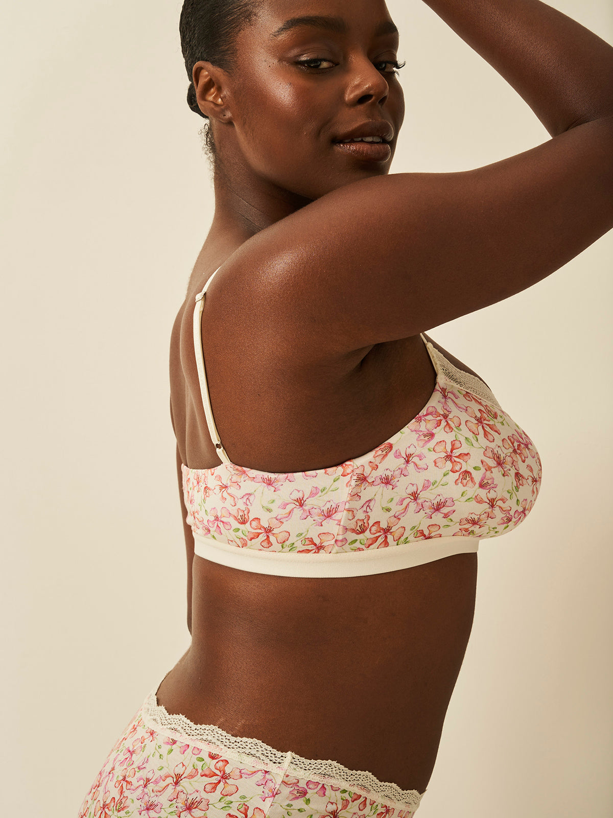 Lace Square Bra - Antique Floral、mySite、bengalsvssteelers