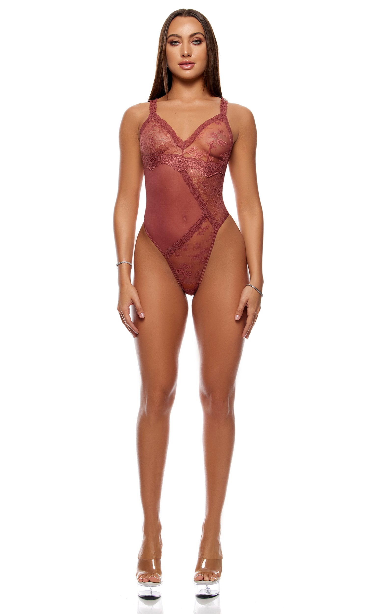 Patch of Petals Lace Teddy - Spice、mySite、bengalsvssteelers