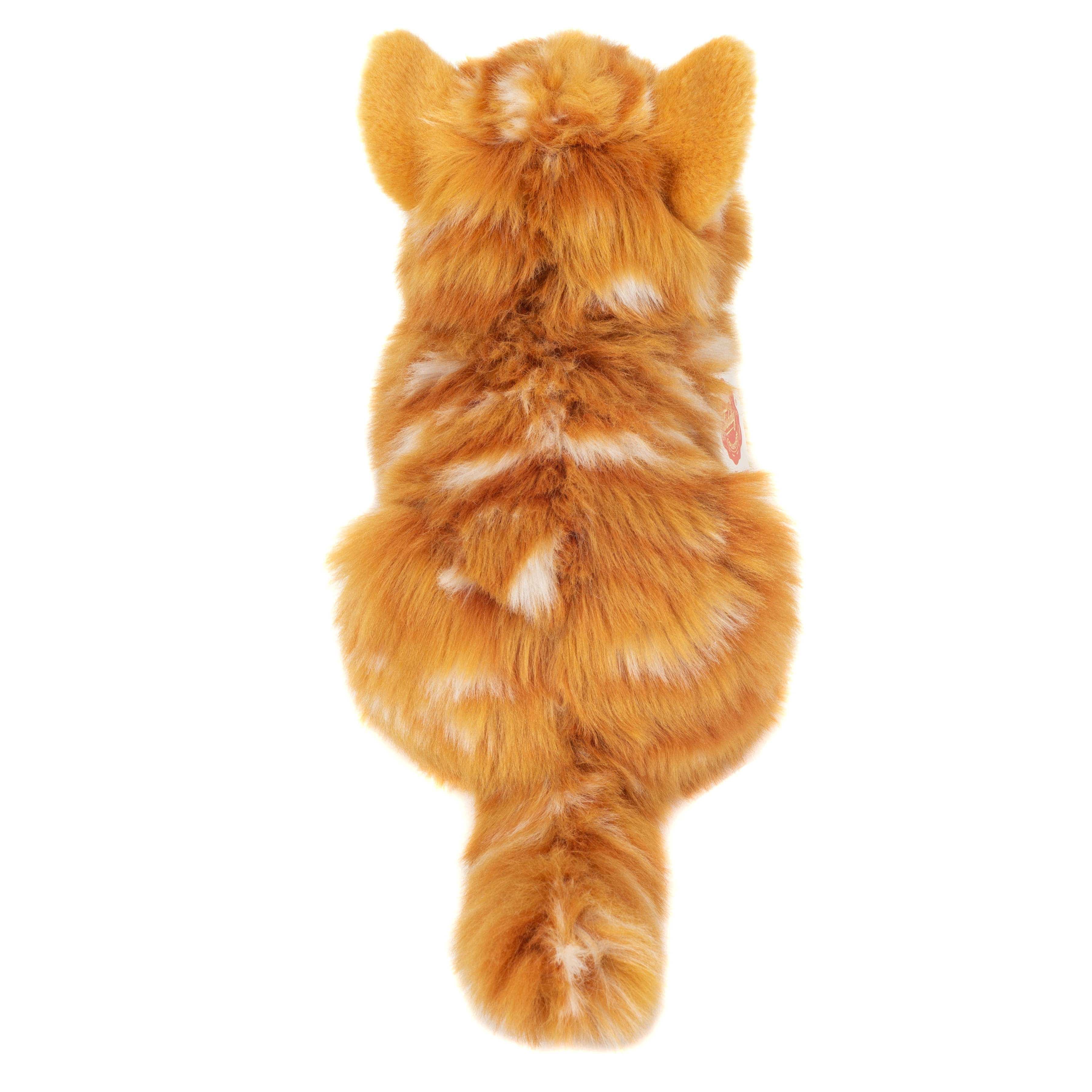 Orange Tabby Golden Kitten Plush Soft Toy by Teddy Hermann、mySite、g9winljtr
