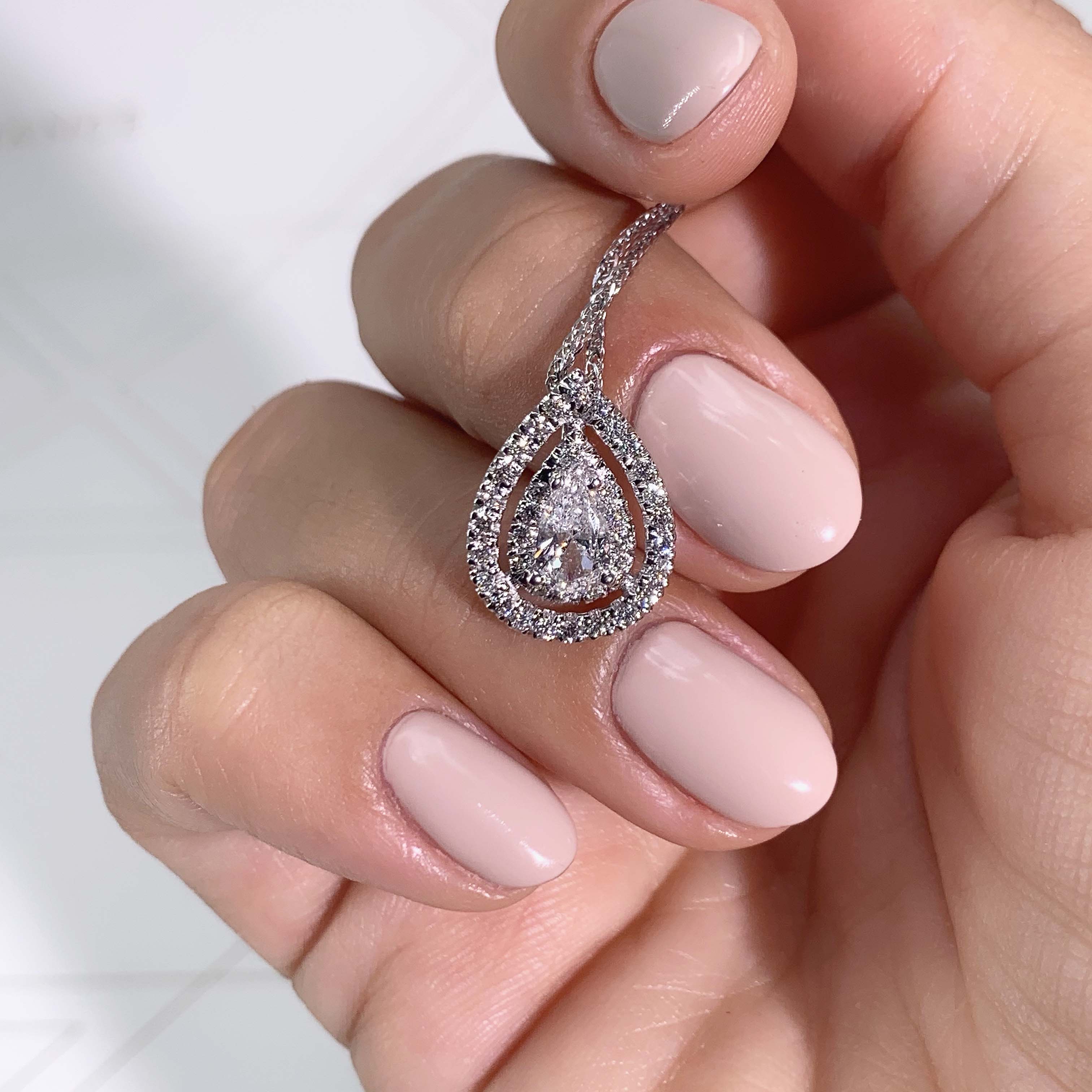 Averi Diamond Pendant -14K White Gold、mySite、hinf8tx79