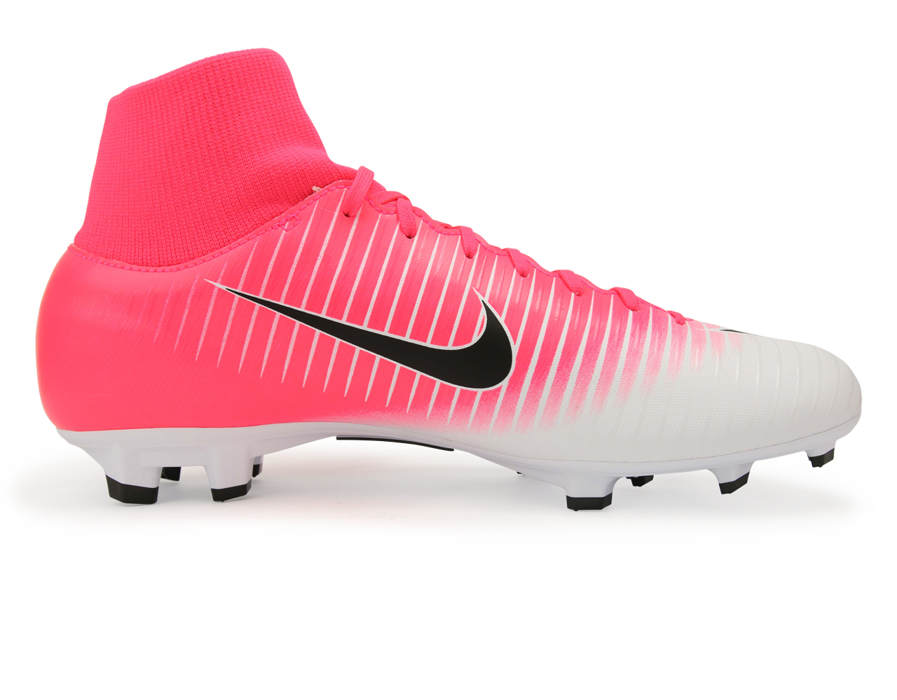 Nike Men's Mercurial Victory VI Dynamic Fit FG Racer Pink/Black/White、mySite、noshort