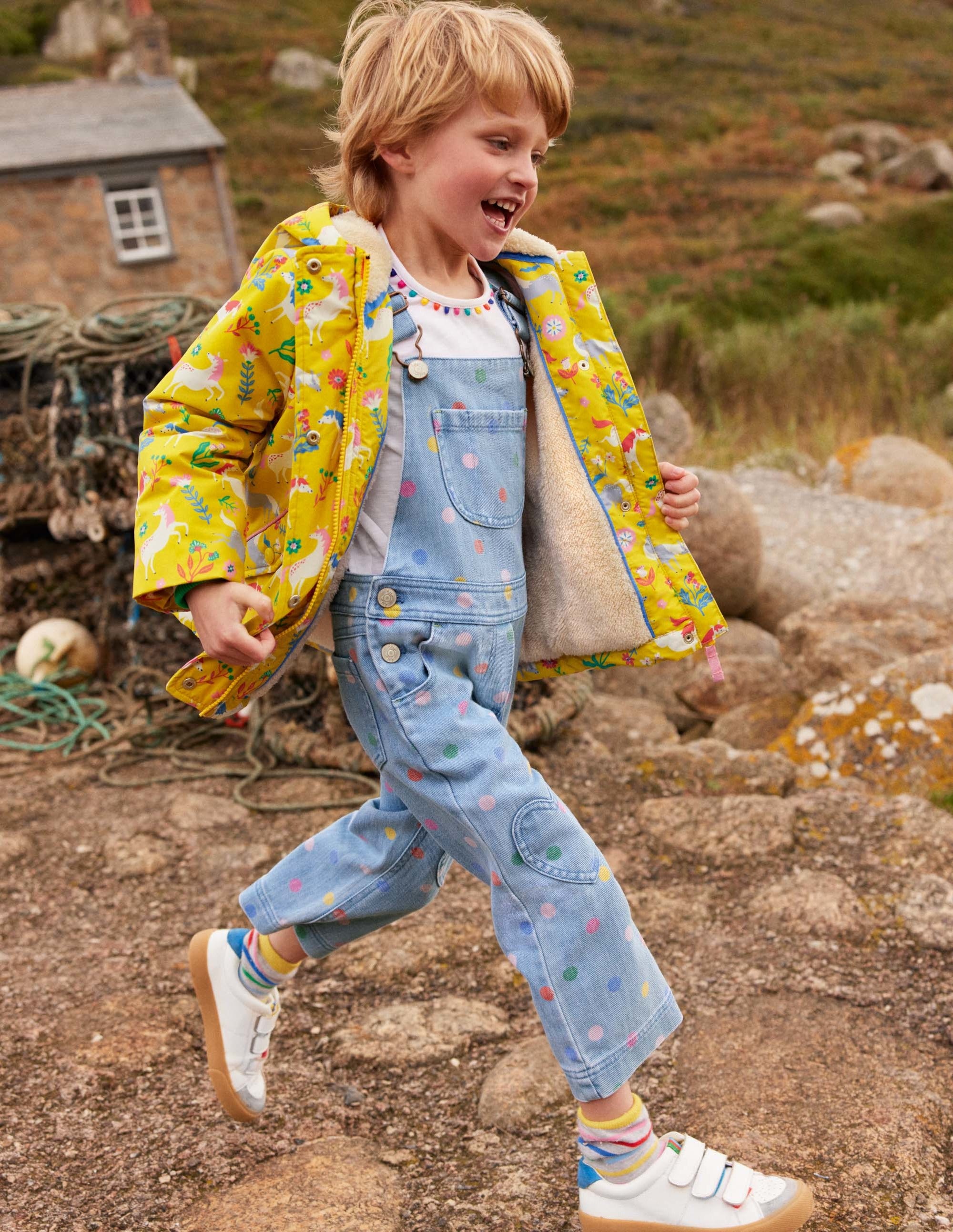  Sherpa Lined Anorak-Sweetcorn Yellow Ponies、mySite、ashleygrahame