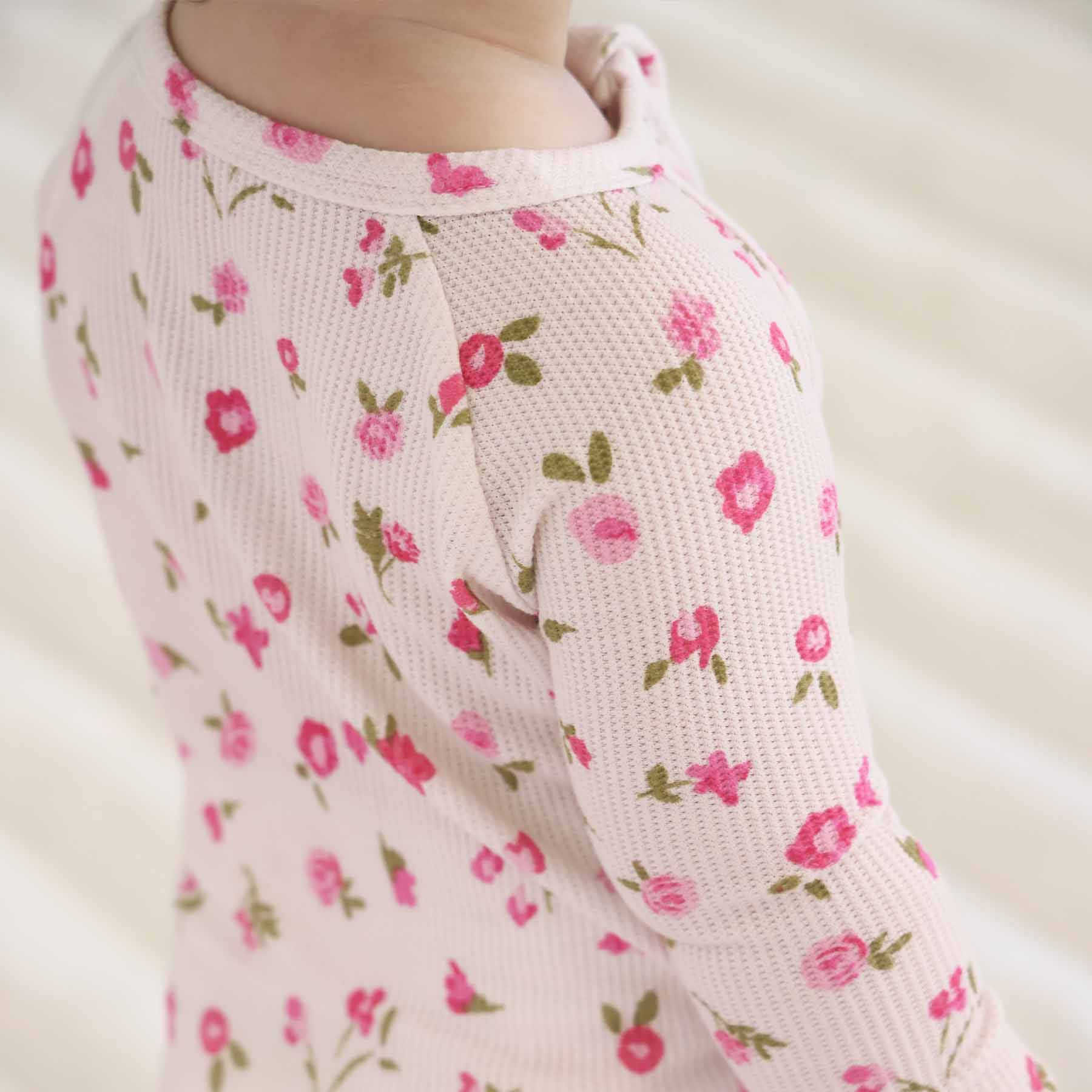  Penny's Posies Bamboo Waffle Convertible Zip Romper、mySite、layawaytickets