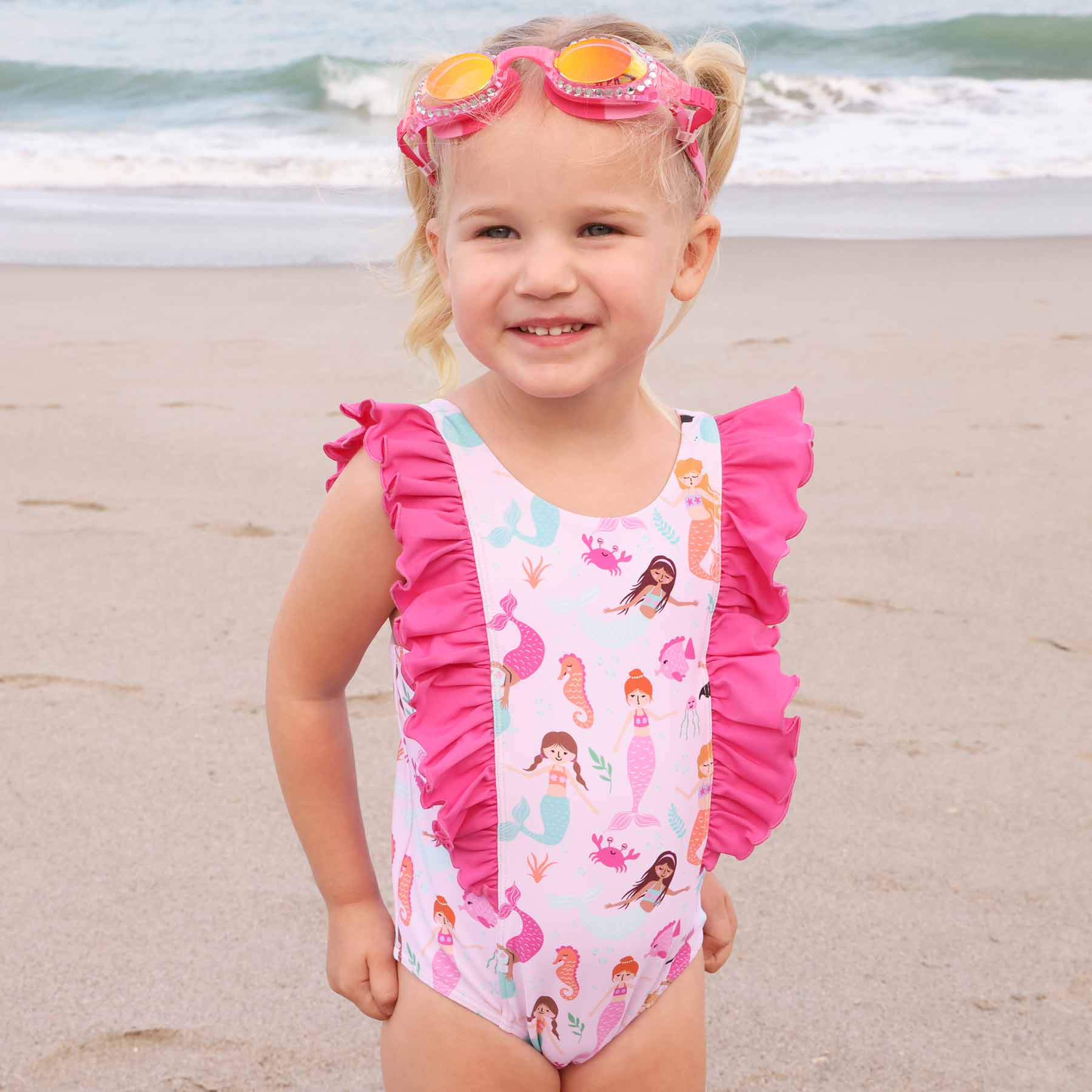  Double Ruffle One Piece | Under The Sea、mySite、layawaytickets