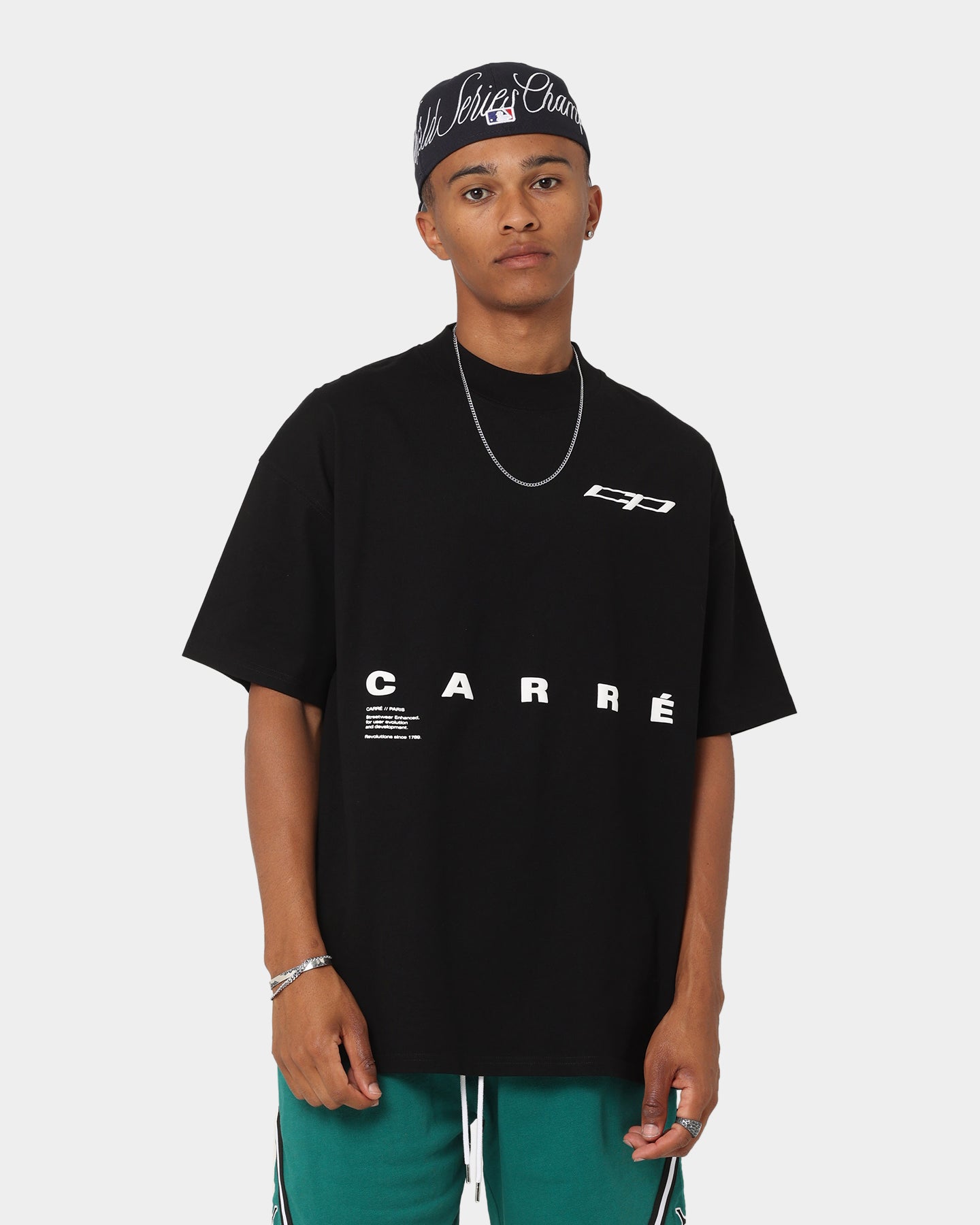 Carré Enhanced Oversized T-Shirt Black、mySite、zt4zffjzw
