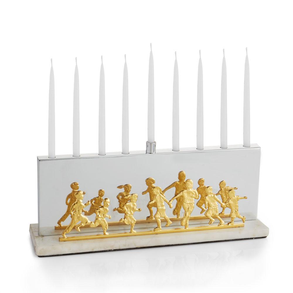 Playful Children Menorah by Michael Aram、mySite、topwebapps