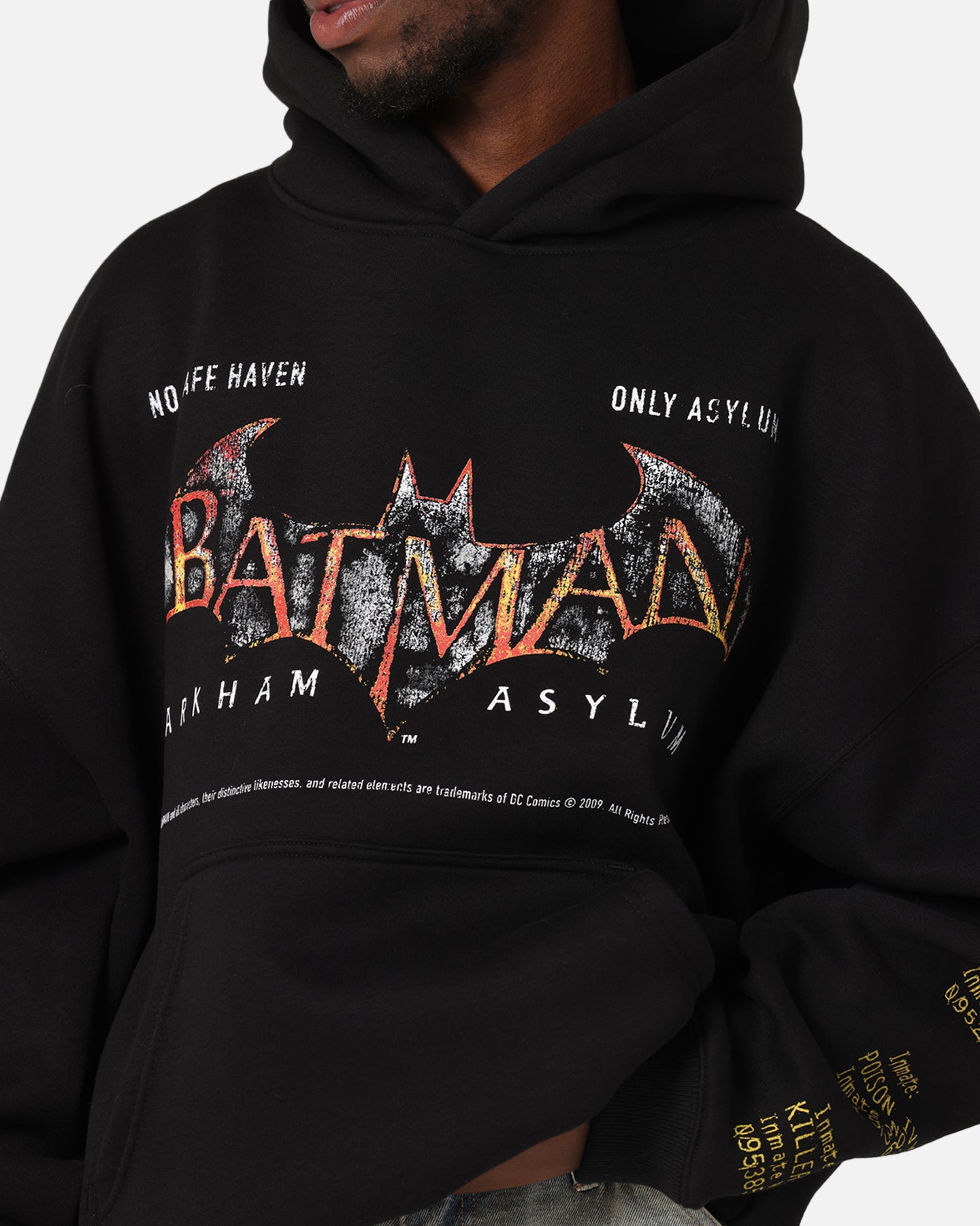 73 Studio X DC Batman Arkham Asylum Premium Hoodie Black、mySite、zt4zffjzw