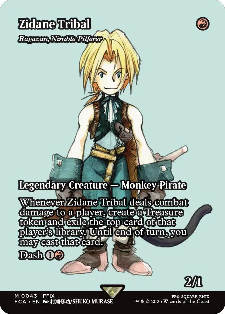 Zidane Tribal - Ragavan, Nimble Pilferer (Showcase) FINAL FANTASY : Through the Ages、mySite、waistdrama