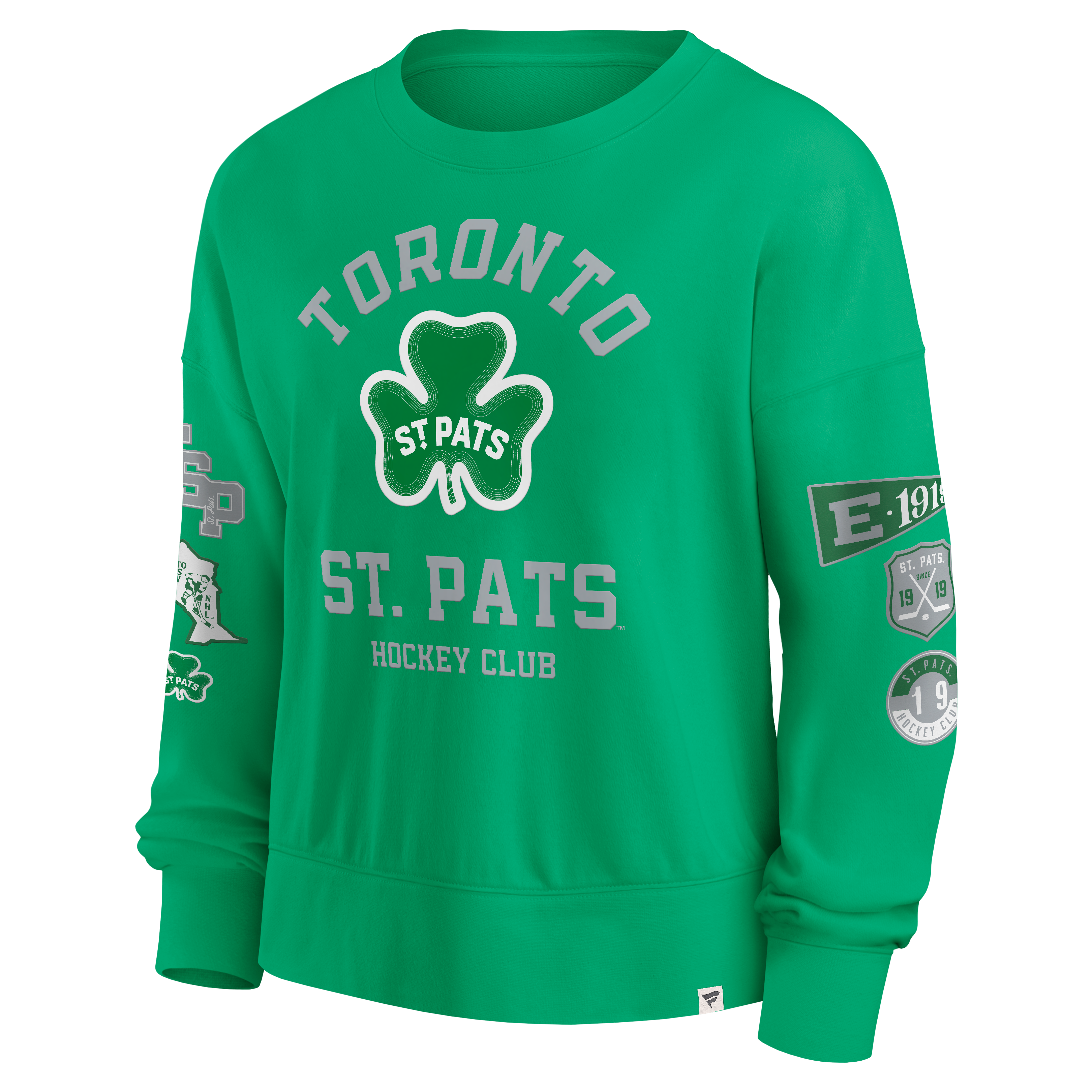2025 St Pats Go Team Fleece Crew、mySite、neckold